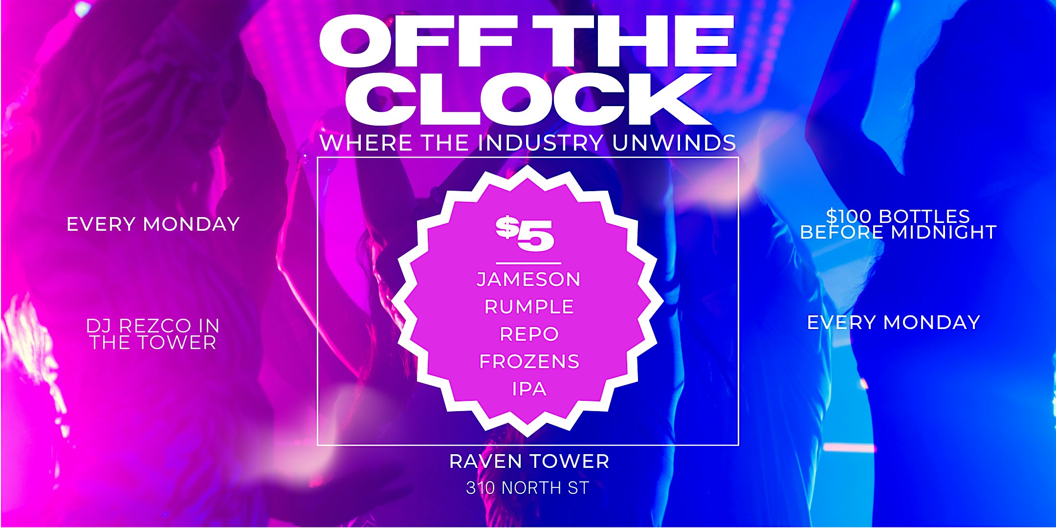 Off the Clock at 310 North St – Houston, TX