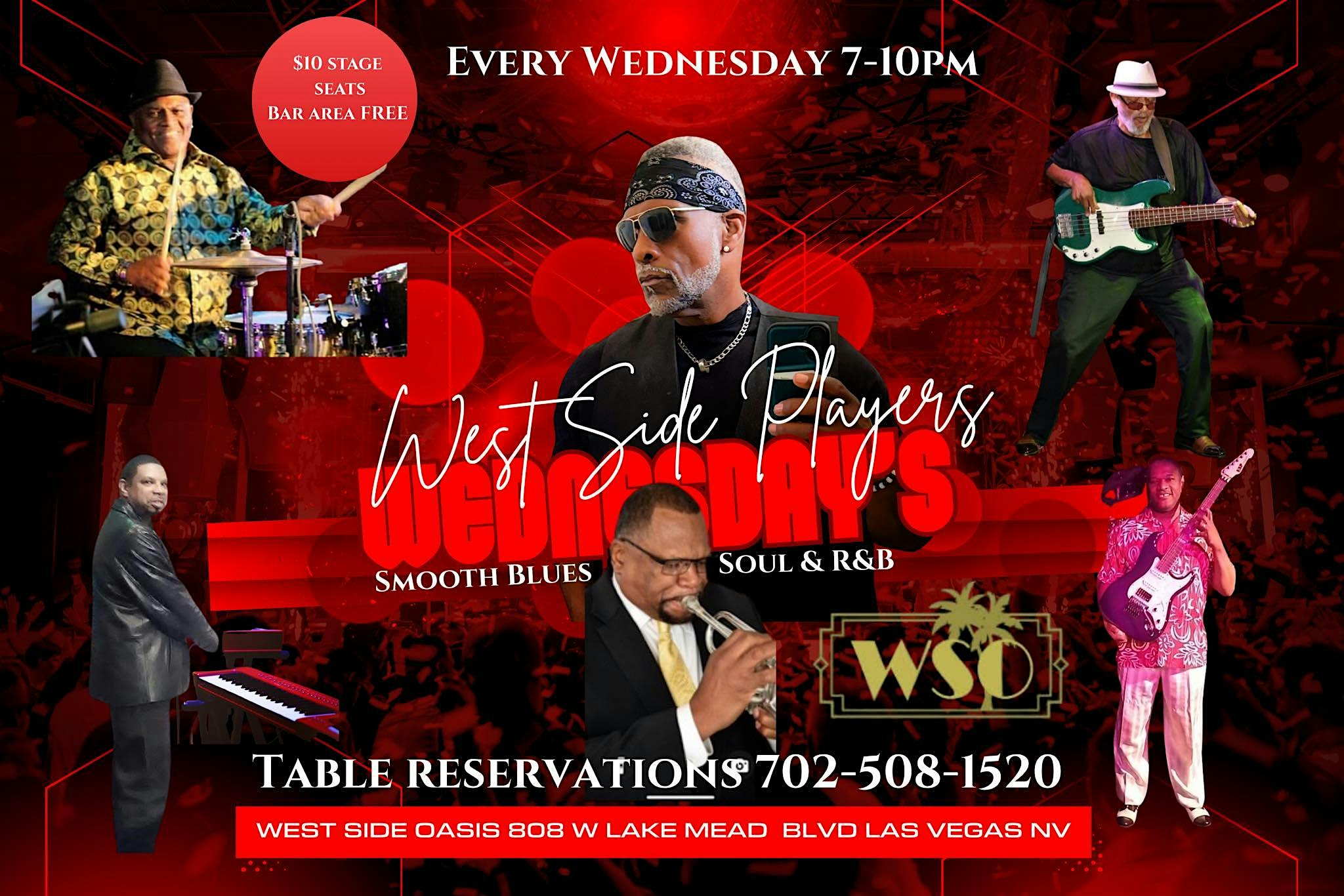 Soulful Wednesdays: Live Music @ WSO at West Side Oasis – Las Vegas, NV