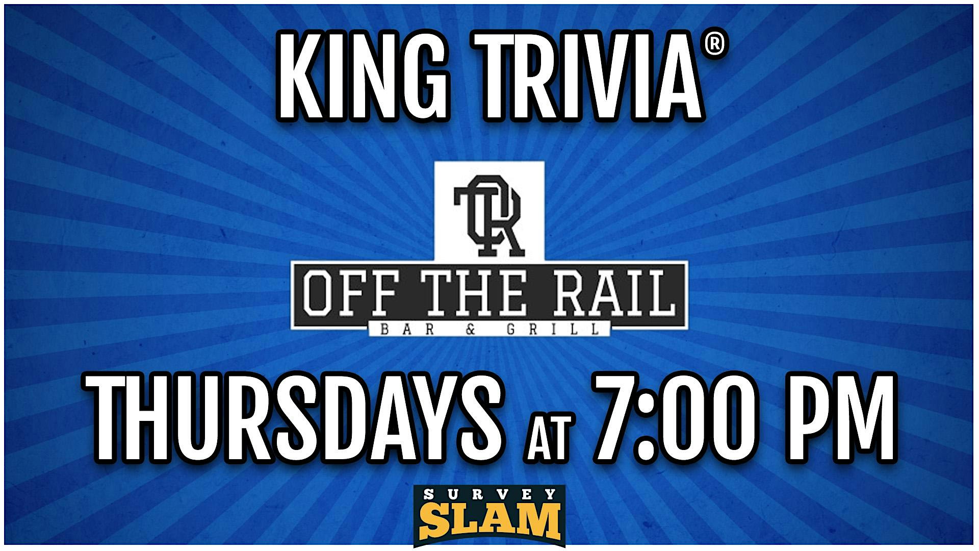 Survey Slam Night at Off The Rail at Off the Rail – Media – Media, PA