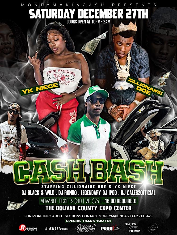 CA$H BA$H at Bolivar County Expo Building – Cleveland, MS