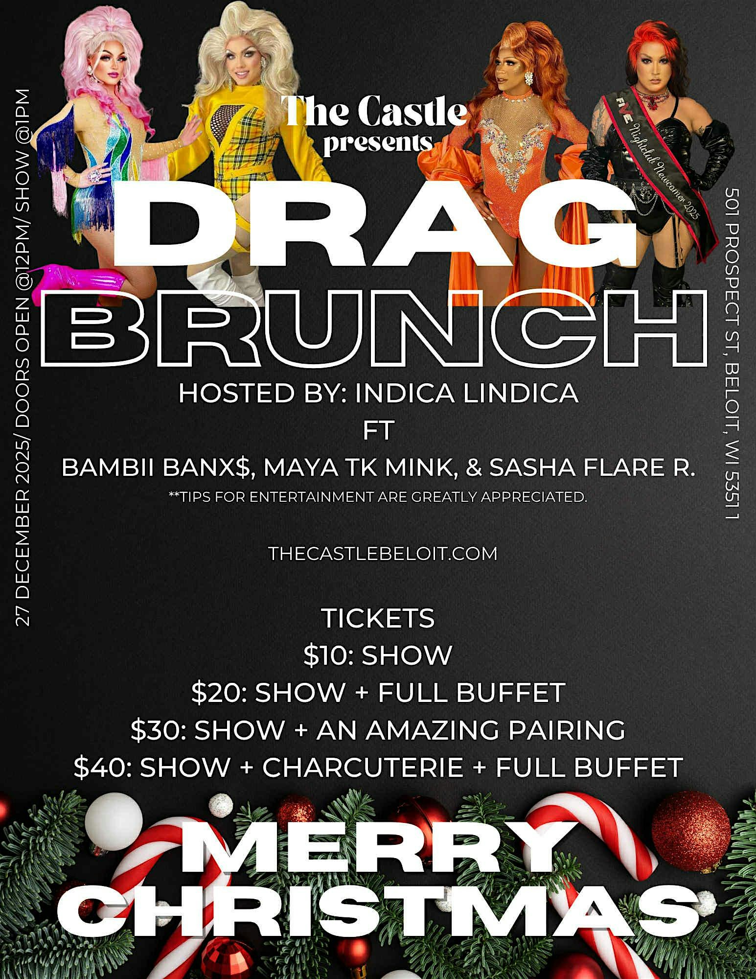 Drag Brunch at 501 Prospect St – Beloit, WI