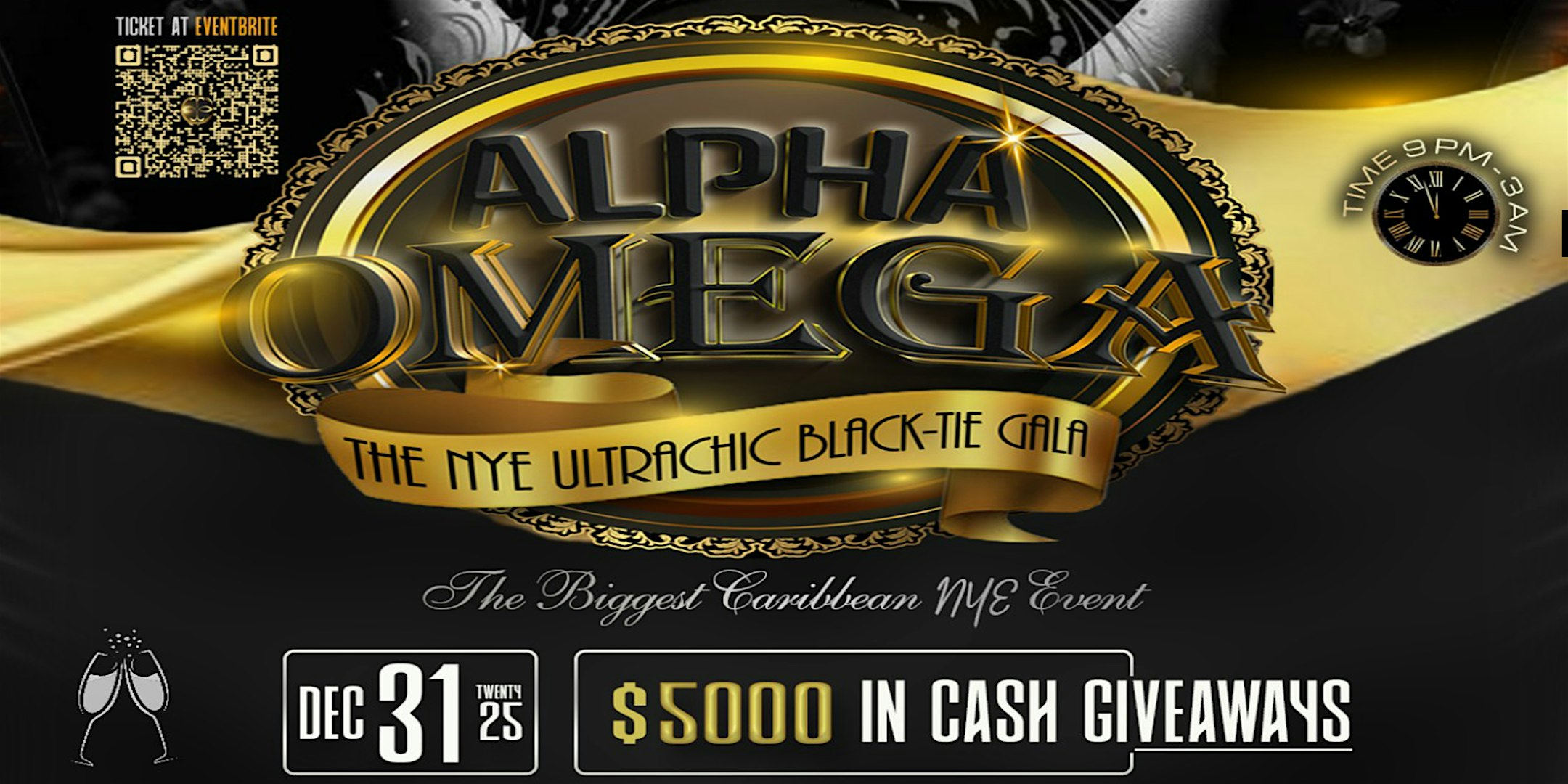 ALPHA OMEGA – THE BIGGEST CARIBBEAN NYE EVENT at ALPHA OMEGA HEADQUARTERS – Jessup, MD
