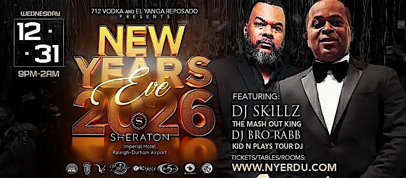 NYE 2026 at Sheraton Imperial at Sheraton Imperial Hotel Raleigh-Durham Airport at Research Triangle Park – Durham, NC