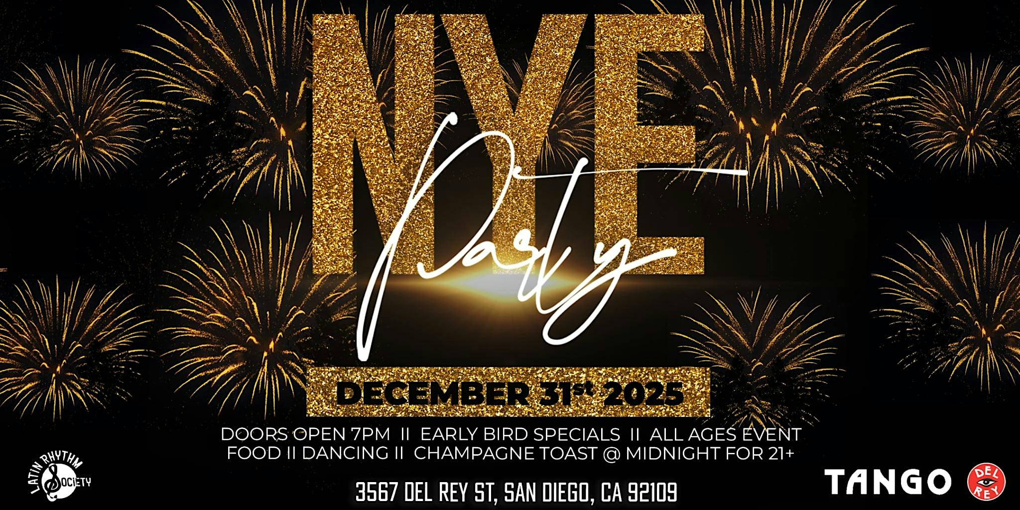 New Year’s Eve 2025 at Tango del Rey at Tango Del Rey – San Diego, CA