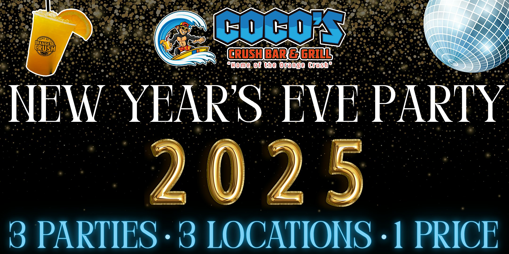 Coco’s New Year’s Eve Party at 2405 Gulf Blvd – Indian Rocks Beach, FL