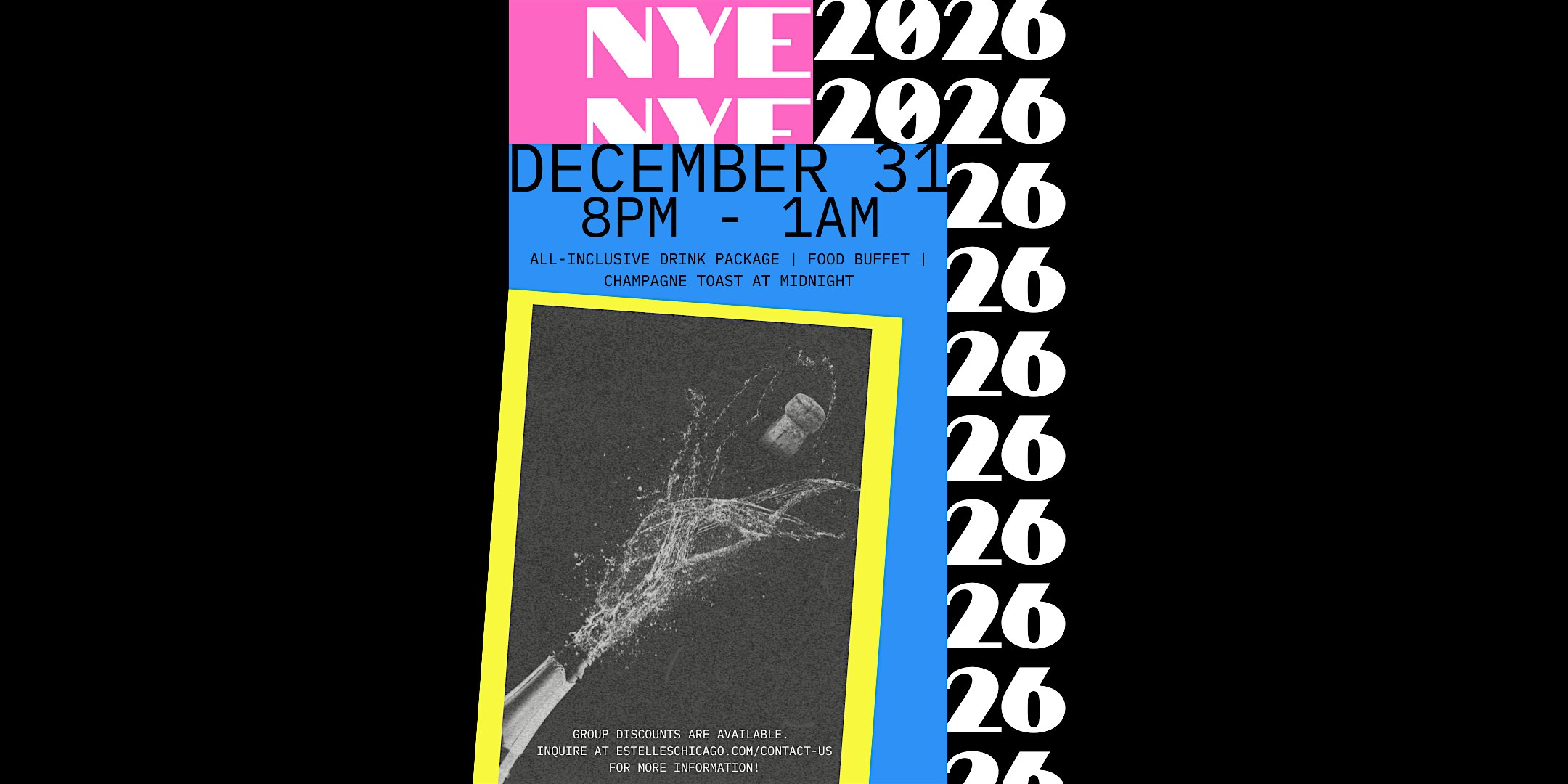 New Year’s Eve at Estelle’s at Estelle’s Cafe & Lounge – Chicago, IL