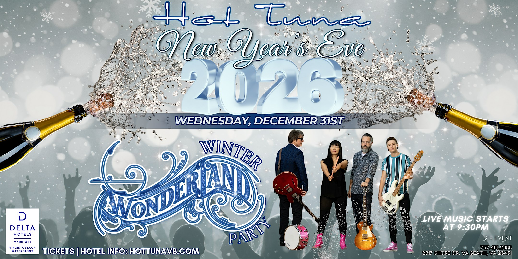 New Year’s Eve with Wonderland at Hot Tuna at Hot Tuna – Virginia Beach, VA