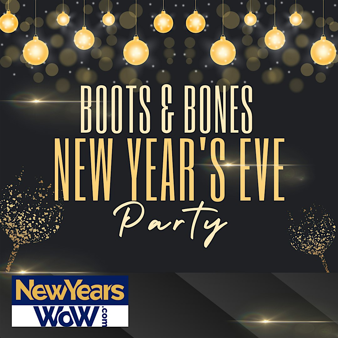 Jersey City New Years Eve Party 2026 at BOOTS & BONES – Jersey City, NJ