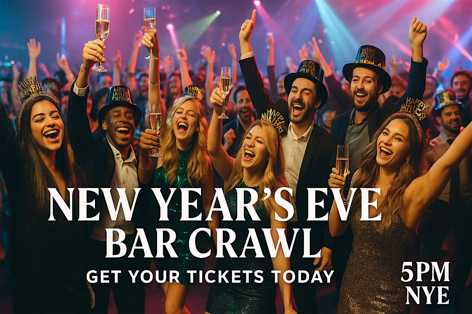 New Years Eve Bar Crawl – Indianapolis at Kilroy’s Bar N’ Grill – Indianapolis, IN