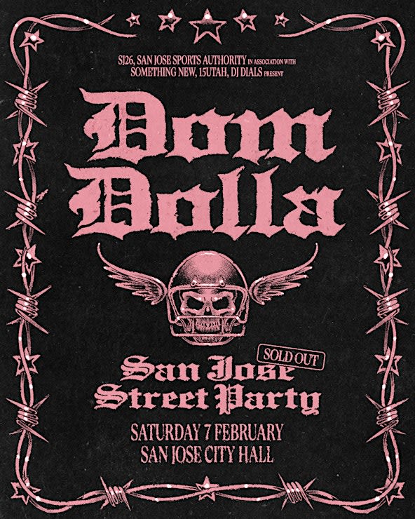 Dom Dolla San Jose Street Super Bowl Party at San Jose City Hall – San Jose, CA