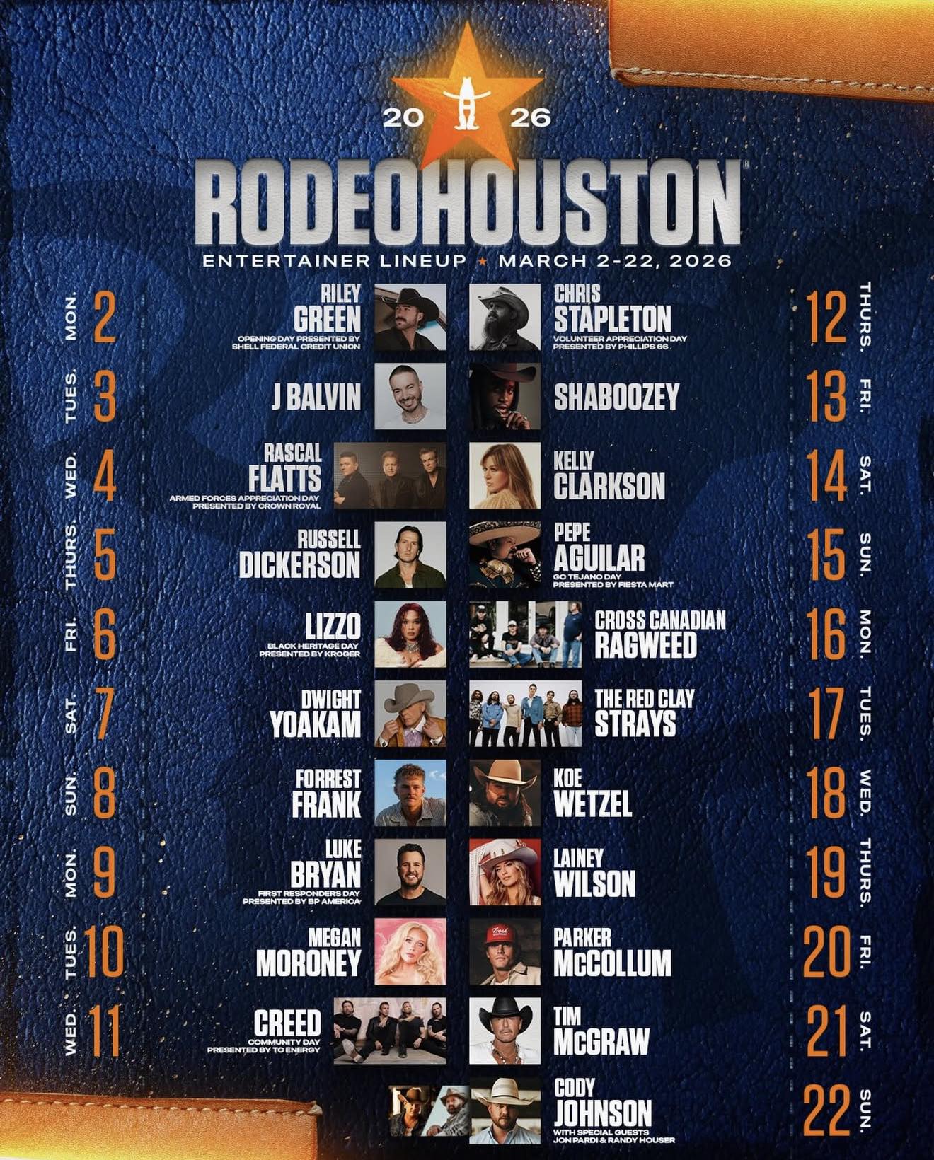 2026 Houston Rodeo & Live Stock Show at NRG Stadium - Houston, TX