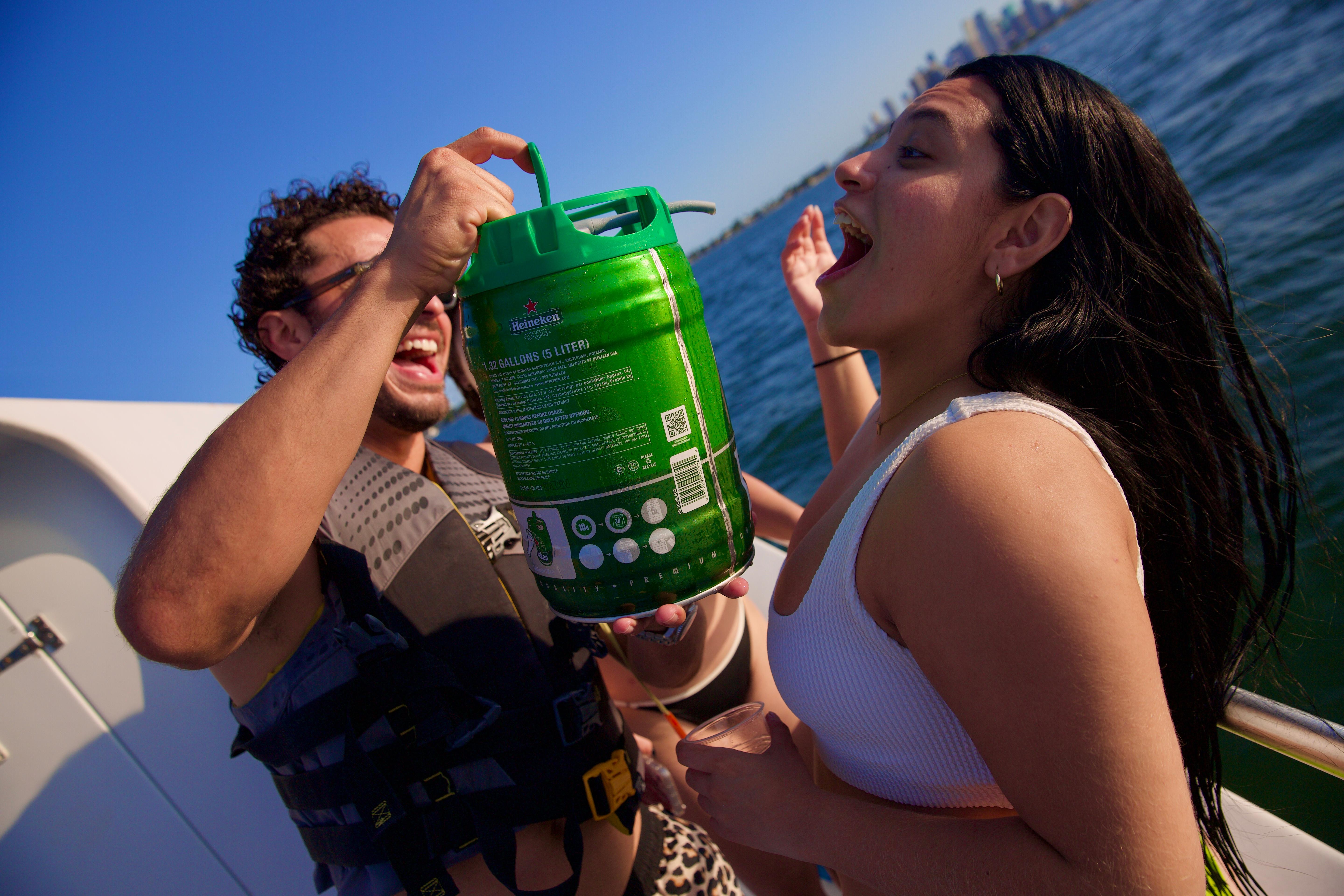 3 Hour Party Boat with Jet Ski Banana Boat & Open Bar Miami – Miami, Florida