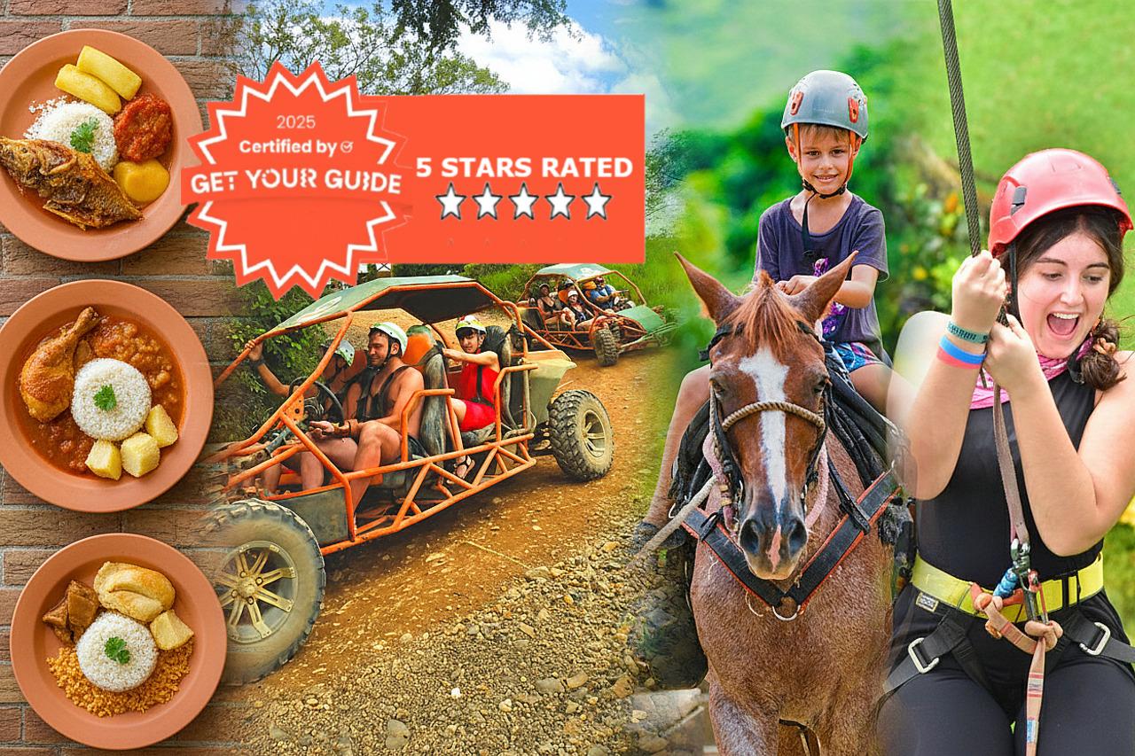 7 TOURS in 1 Day: Zipline Chairlift ATV Horseback Punta Cana – Punta Cana, Dominican Republic