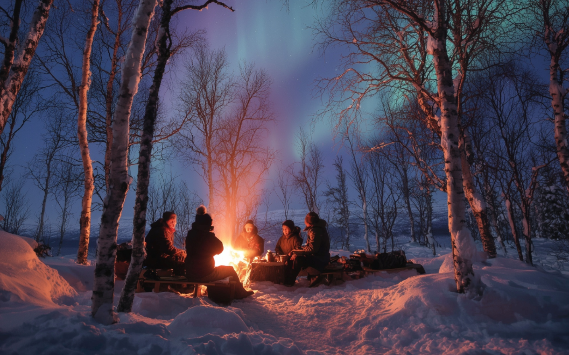 Abisko: Private Aurora Night & Swedish Glögg-Snowshoe Exp. – Kiruna, Sweden