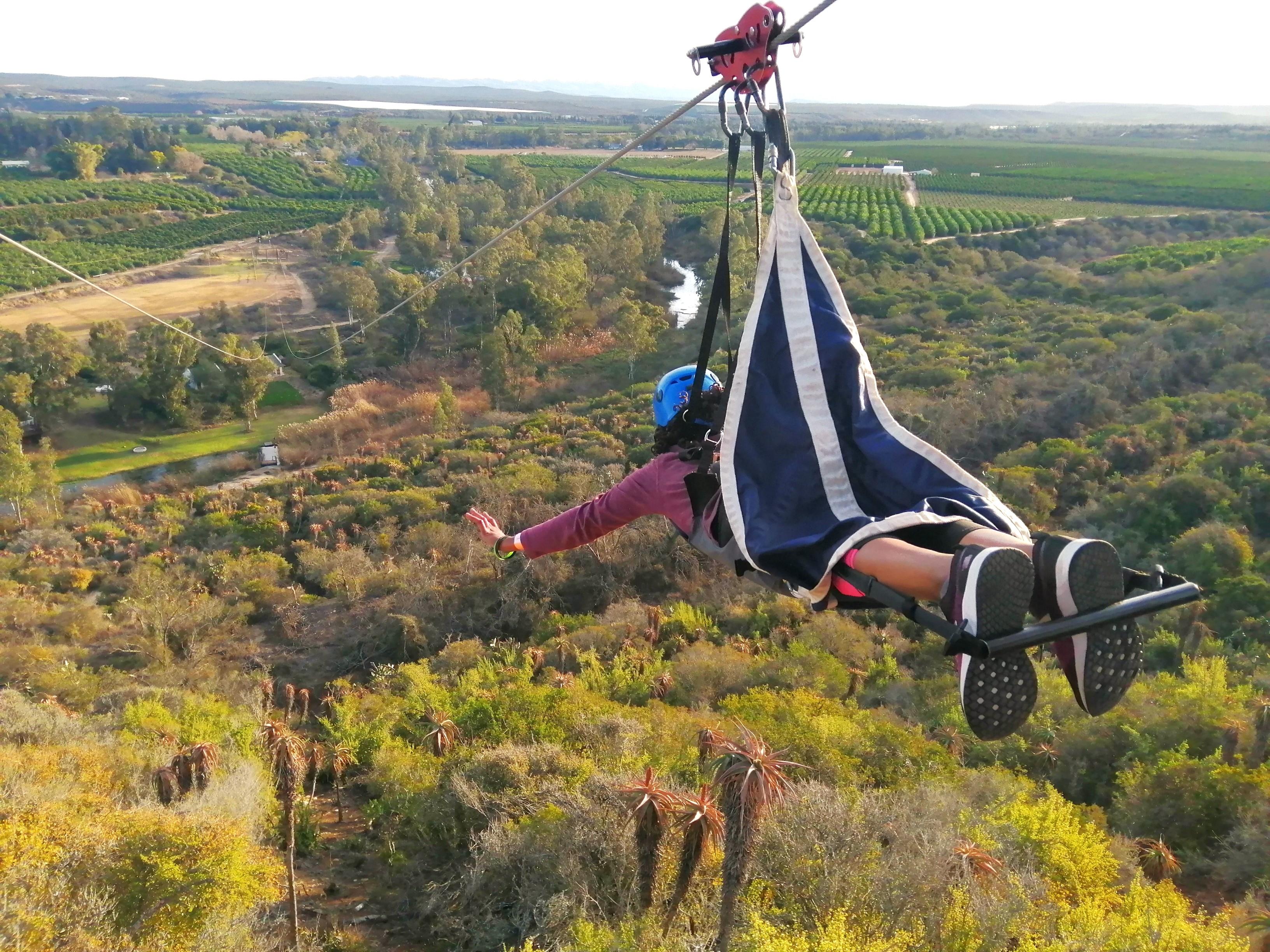 Adrenalin Addo Adventure Park: Superman Zipline – Addo Elephant National Park, South Africa