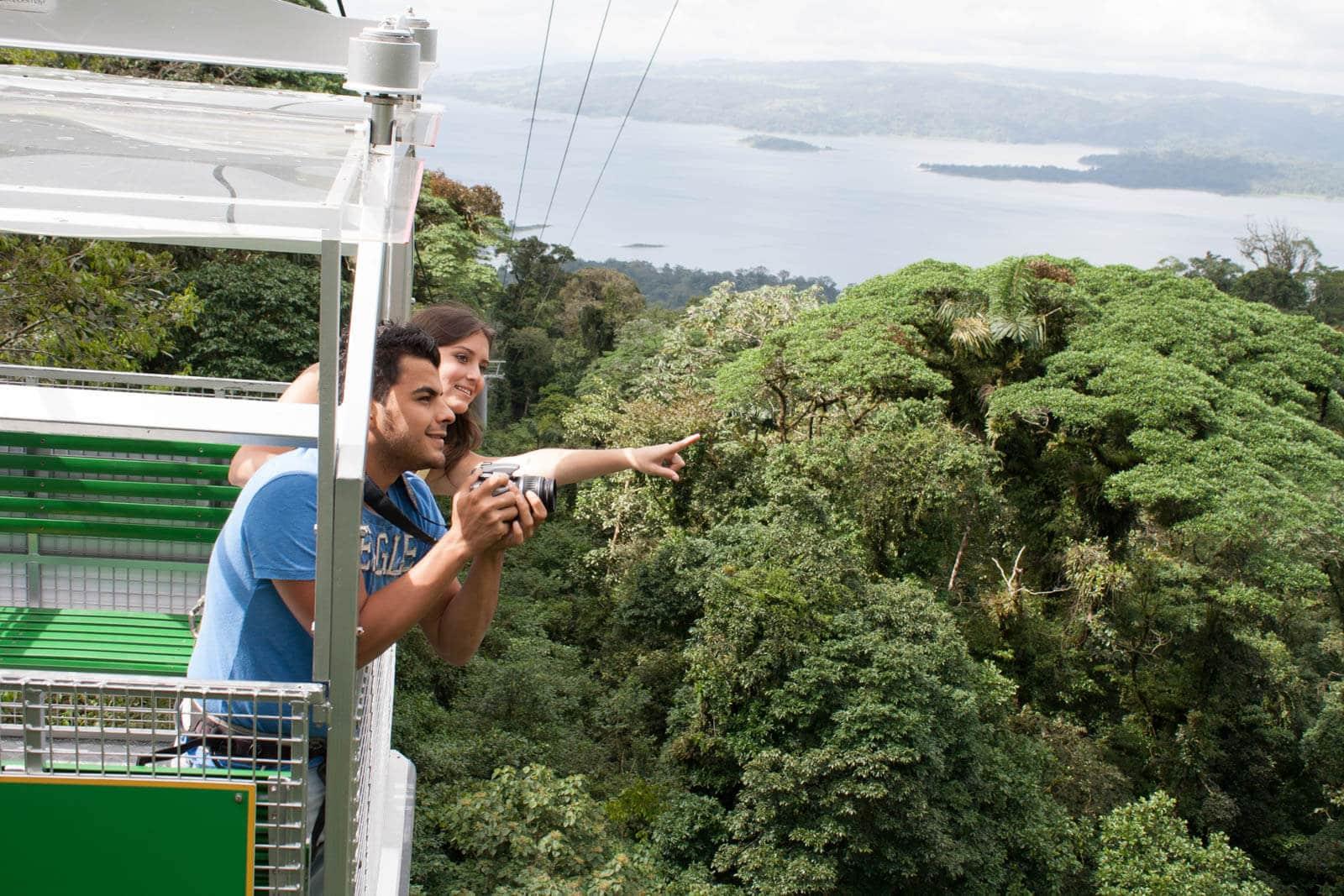 Aerial Tram Ride to Hand of Arenal Viewpoint – El Castillo, Costa Rica
