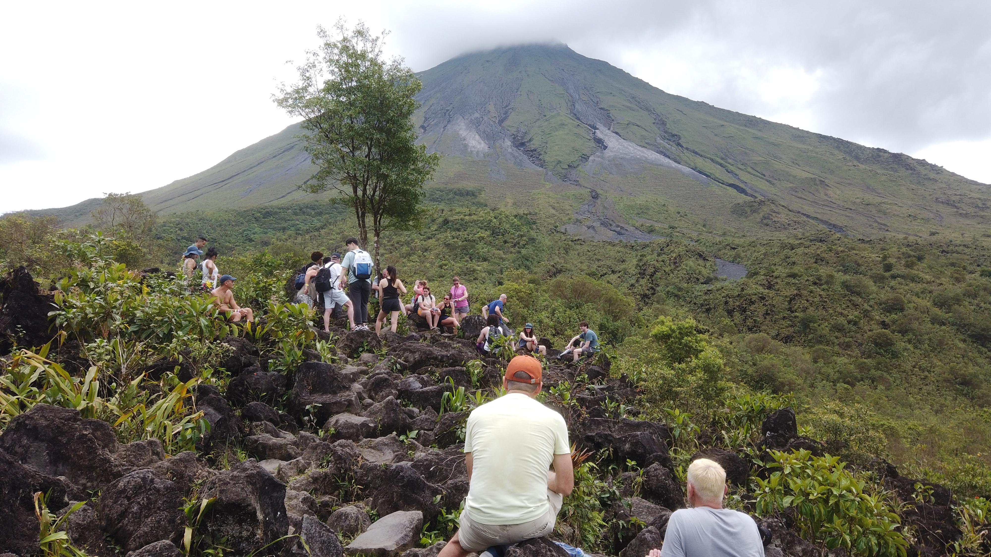 Afternoon Arenal Volcano and Natural Hot Springs River – Arenal Volcano National Park, Costa Rica