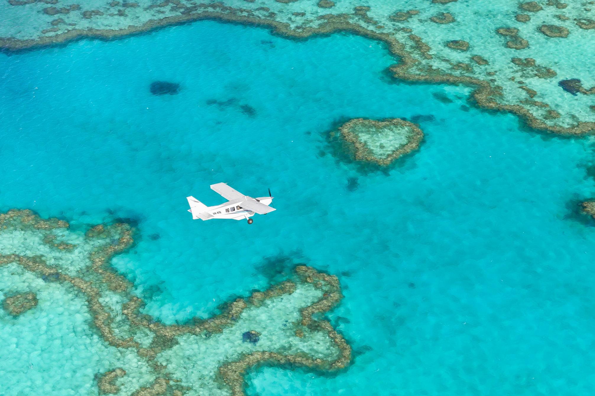Airlie Beach: Whitsundays & Heart Reef Scenic Flight – Whitsunday Islands National Park, Australia