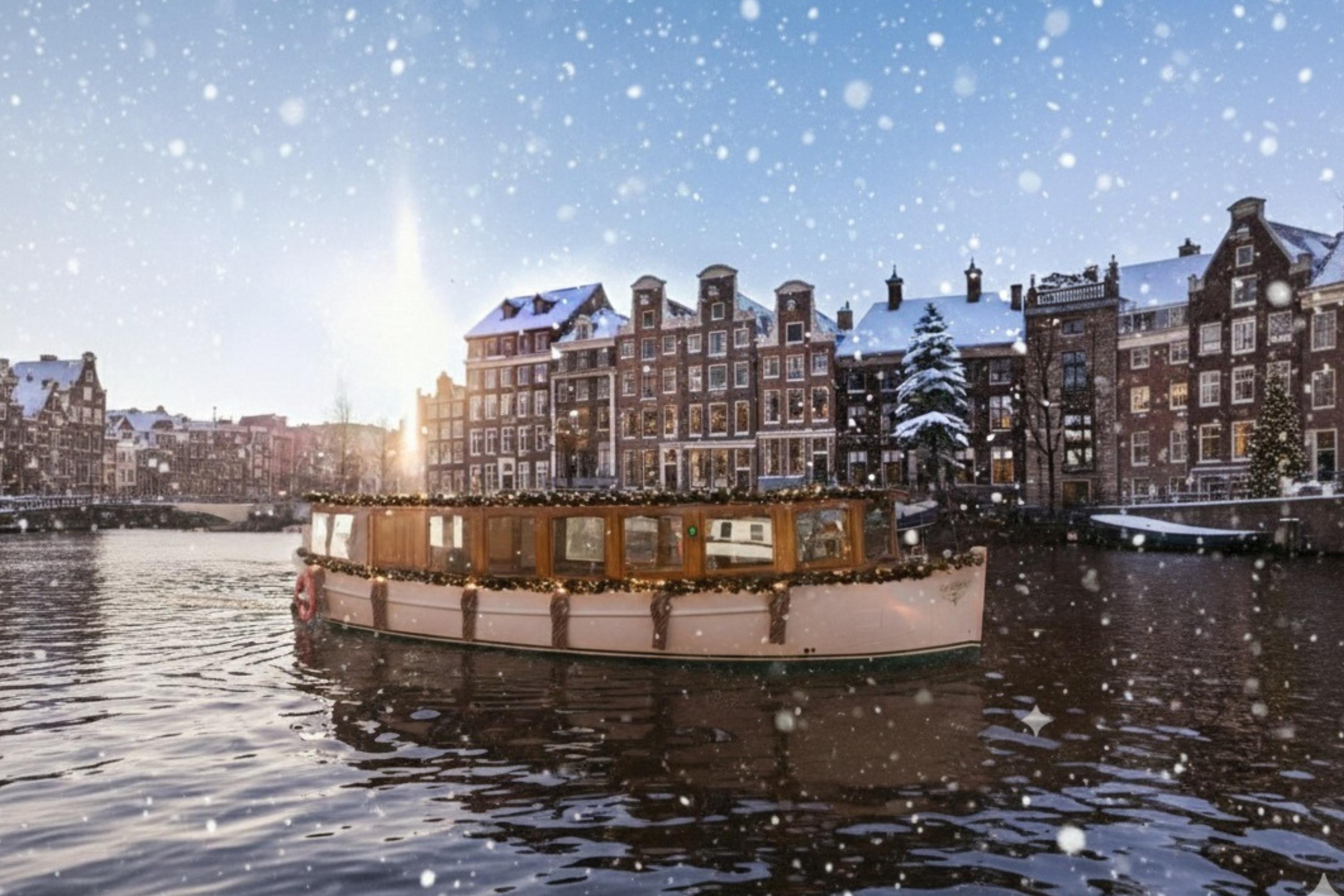 Amsterdam: 2-Hour Luxury Canal Cruise with Snacks & Drinks – Amsterdam, Netherlands