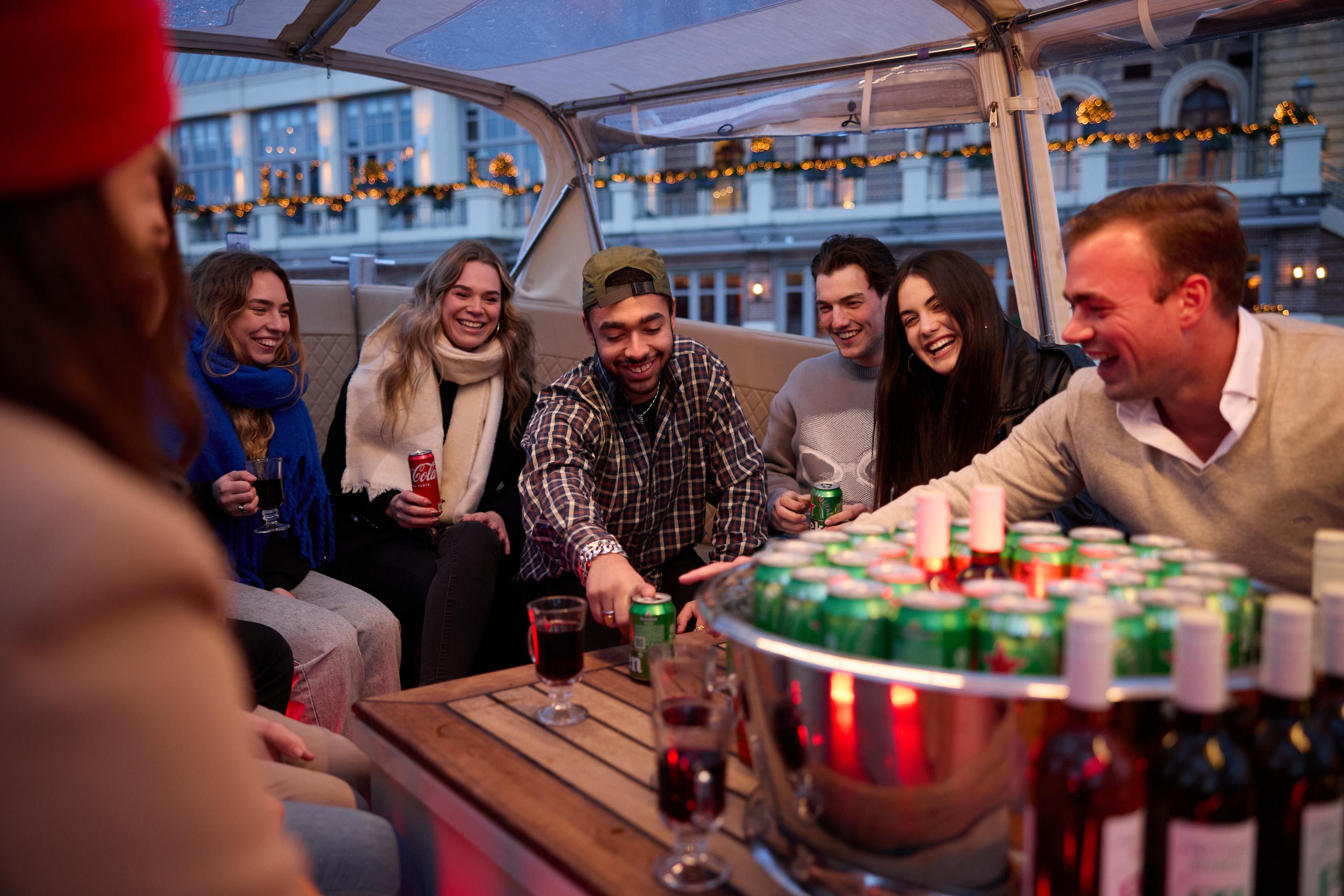 Amsterdam: Covered Canal Booze Cruise with Unlimited Drinks – Amsterdam, Netherlands