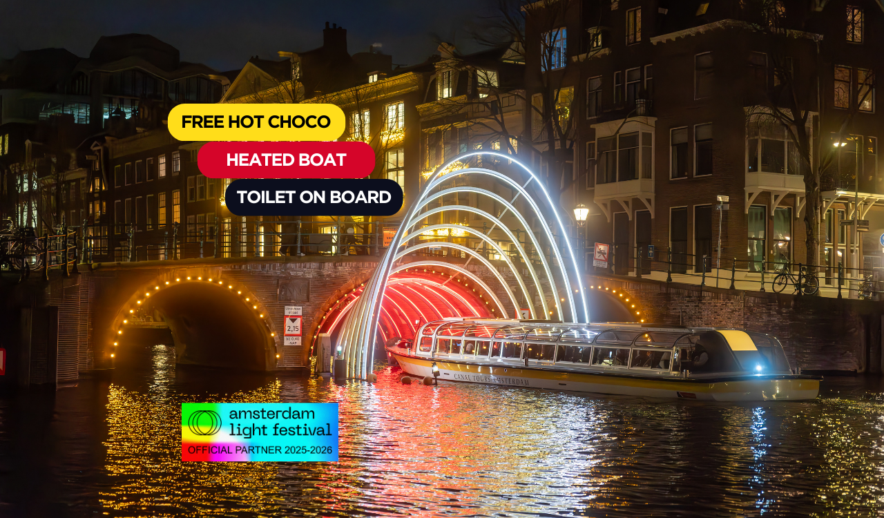 Amsterdam: Light Festival Cruise on Heated Boat + Hot Choco – Amsterdam, Netherlands