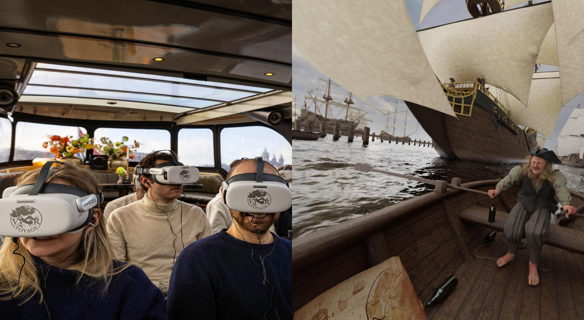 Amsterdam: Luxury Canal Cruise with Historic VR Experience – Amsterdam, Netherlands