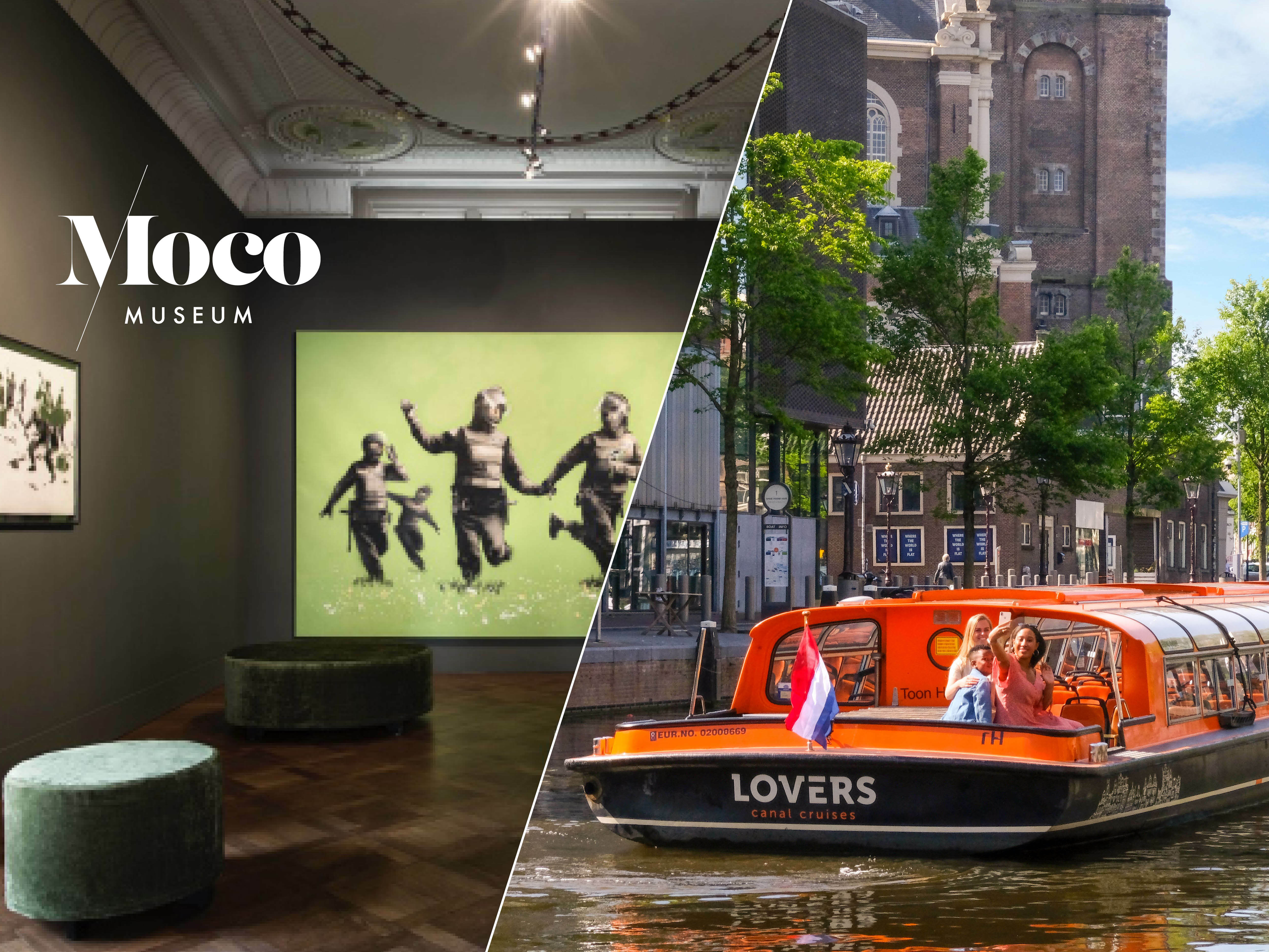 Amsterdam: Moco Museum Entry Ticket and Canal Cruise – Amsterdam, Netherlands
