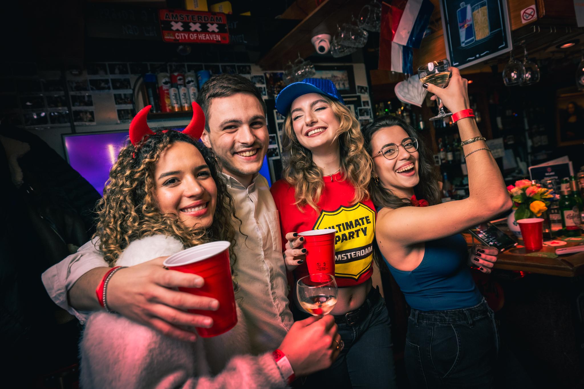 Amsterdam: Red Light District Pub Crawl with Unlimited Shots – Amsterdam, Netherlands