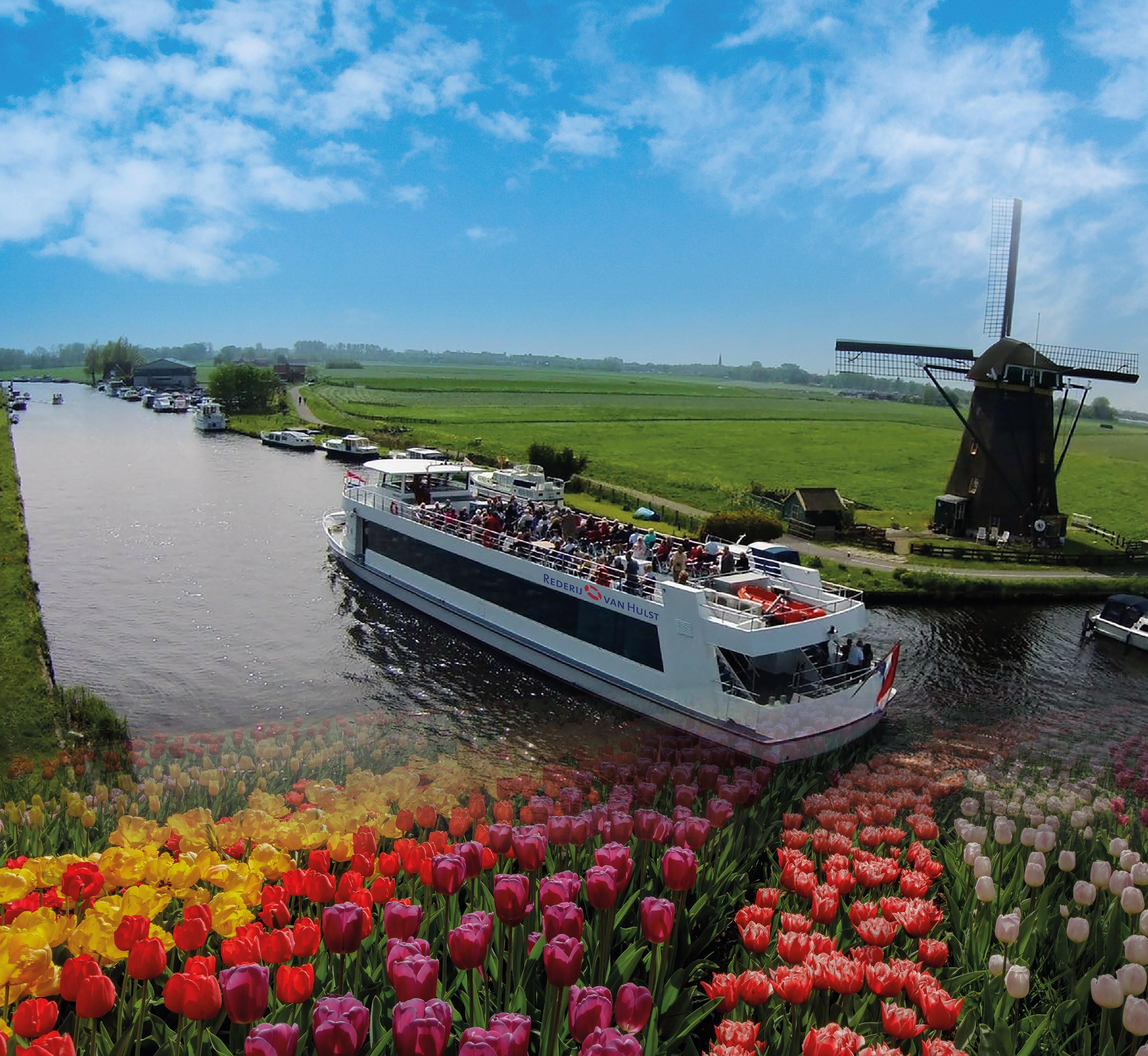 Amsterdam: Tour to Keukenhof Gardens with Windmill Cruise – Lisse, Netherlands