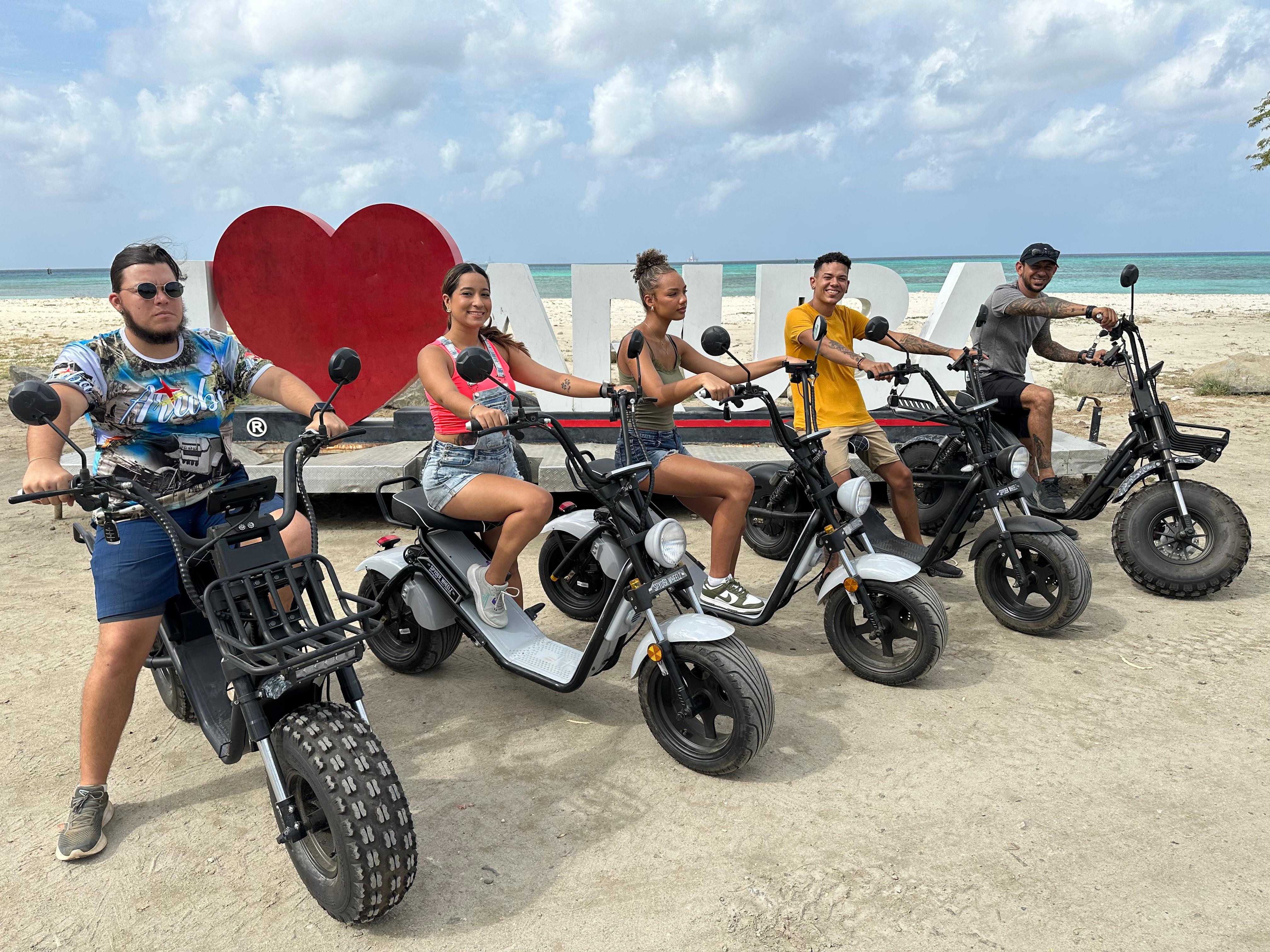 Aruba: Electric Scooter Tour with Beach Stops – Aruba