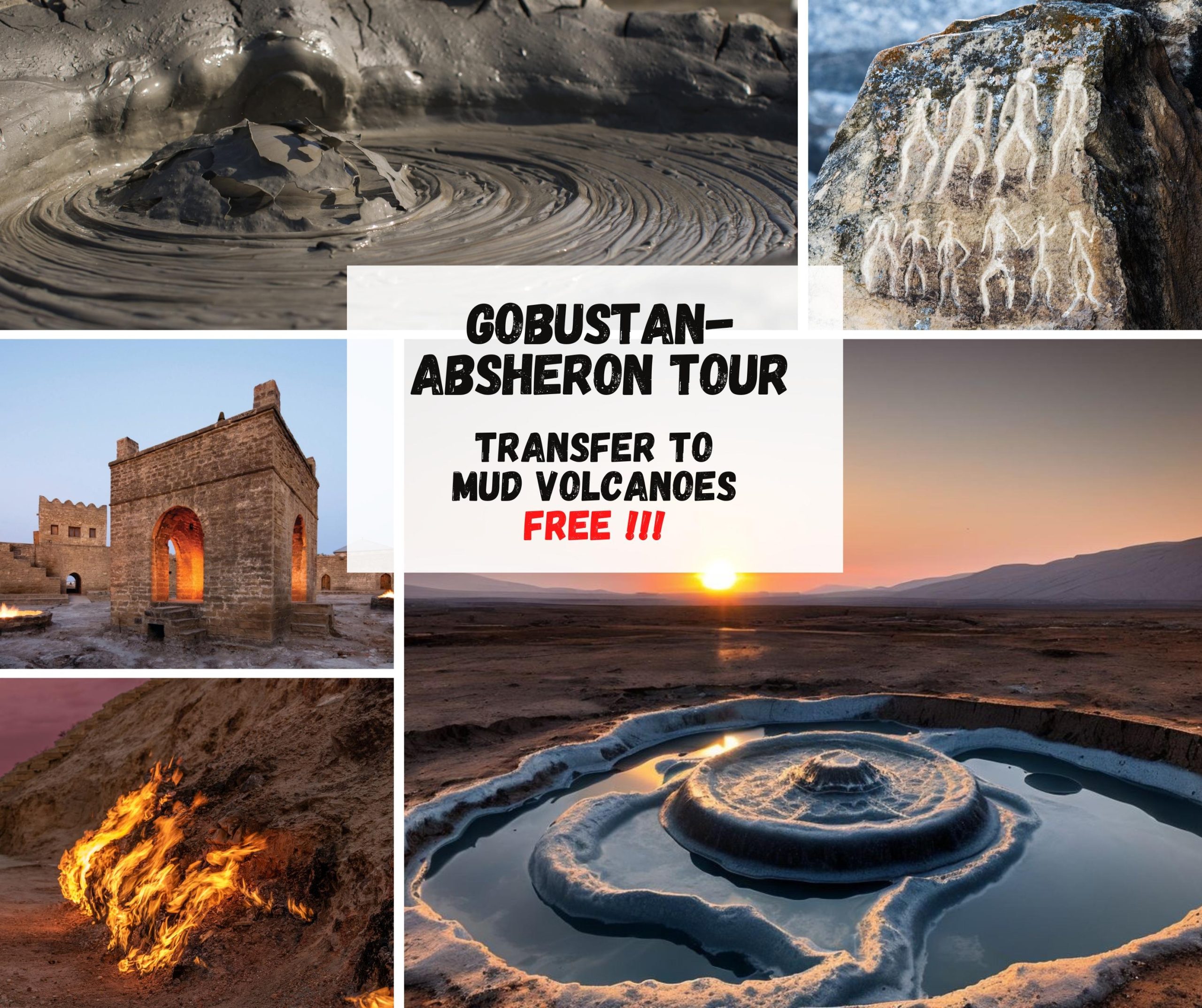 Baku: Gobustan, Mud Volcanoes, and Yanardag Tour – Azerbaijan