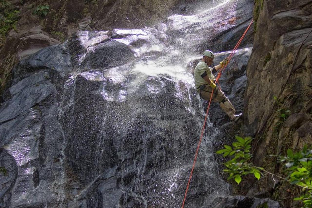 Belize: Waterfall Rappelling at Bocawina Falls – Upper Bocawina Falls, Belize