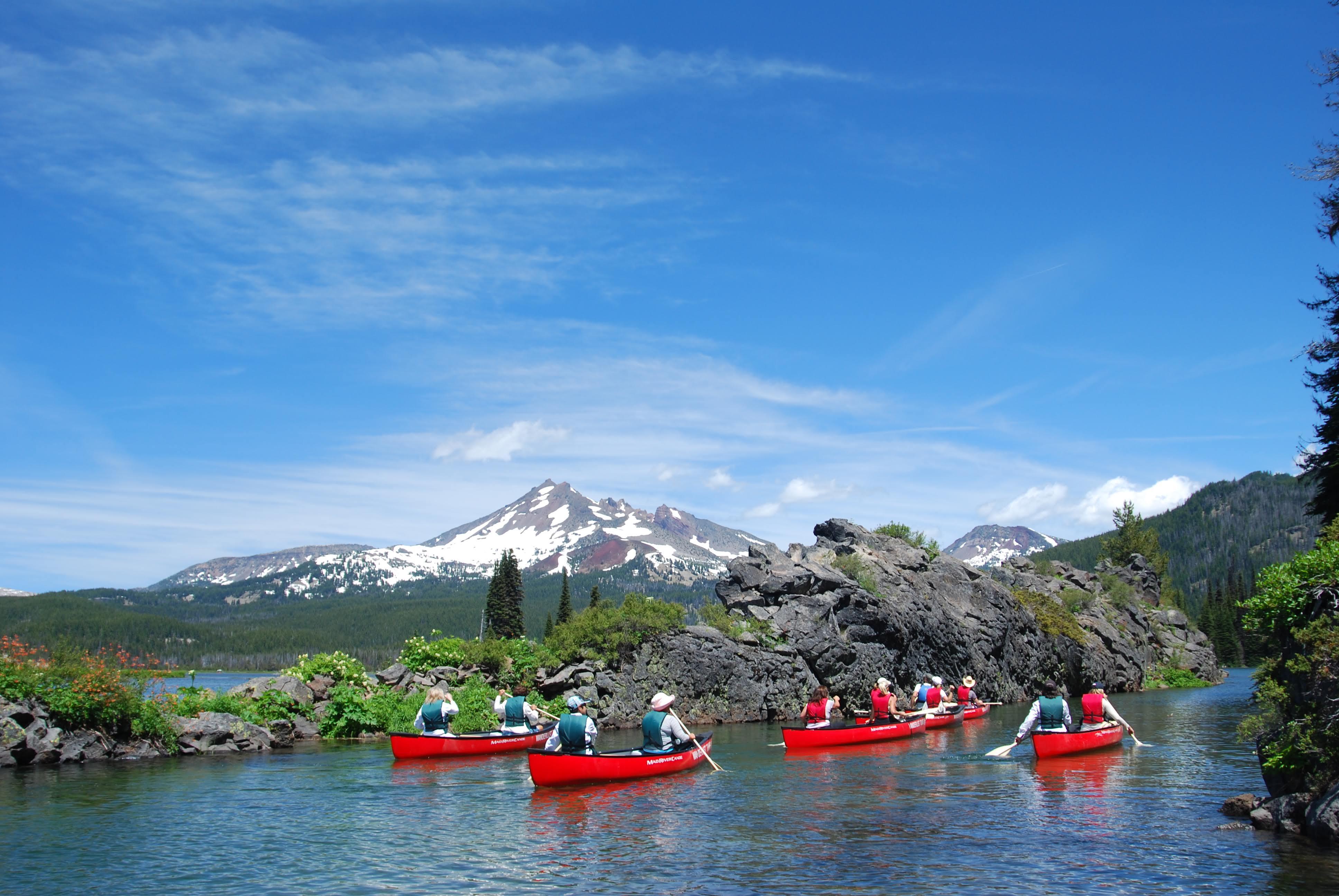 Bend: Half-Day Cascade Lakes Canoe Tour – Cascade Lakes, Oregon