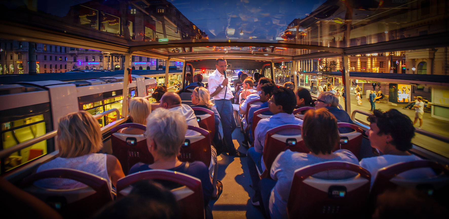 Berlin: Live-Guided Evening Sightseeing Tour by Open-top Bus – Berlin, Germany