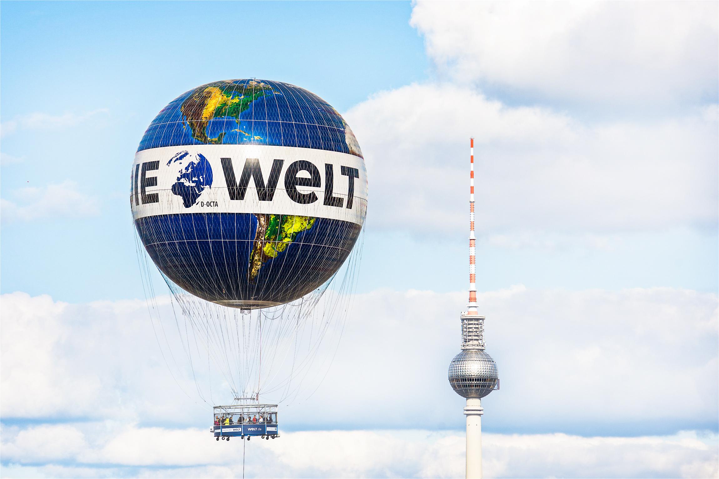 Berlin: Ticket for World Balloon with Perfect View – Berlin, Germany