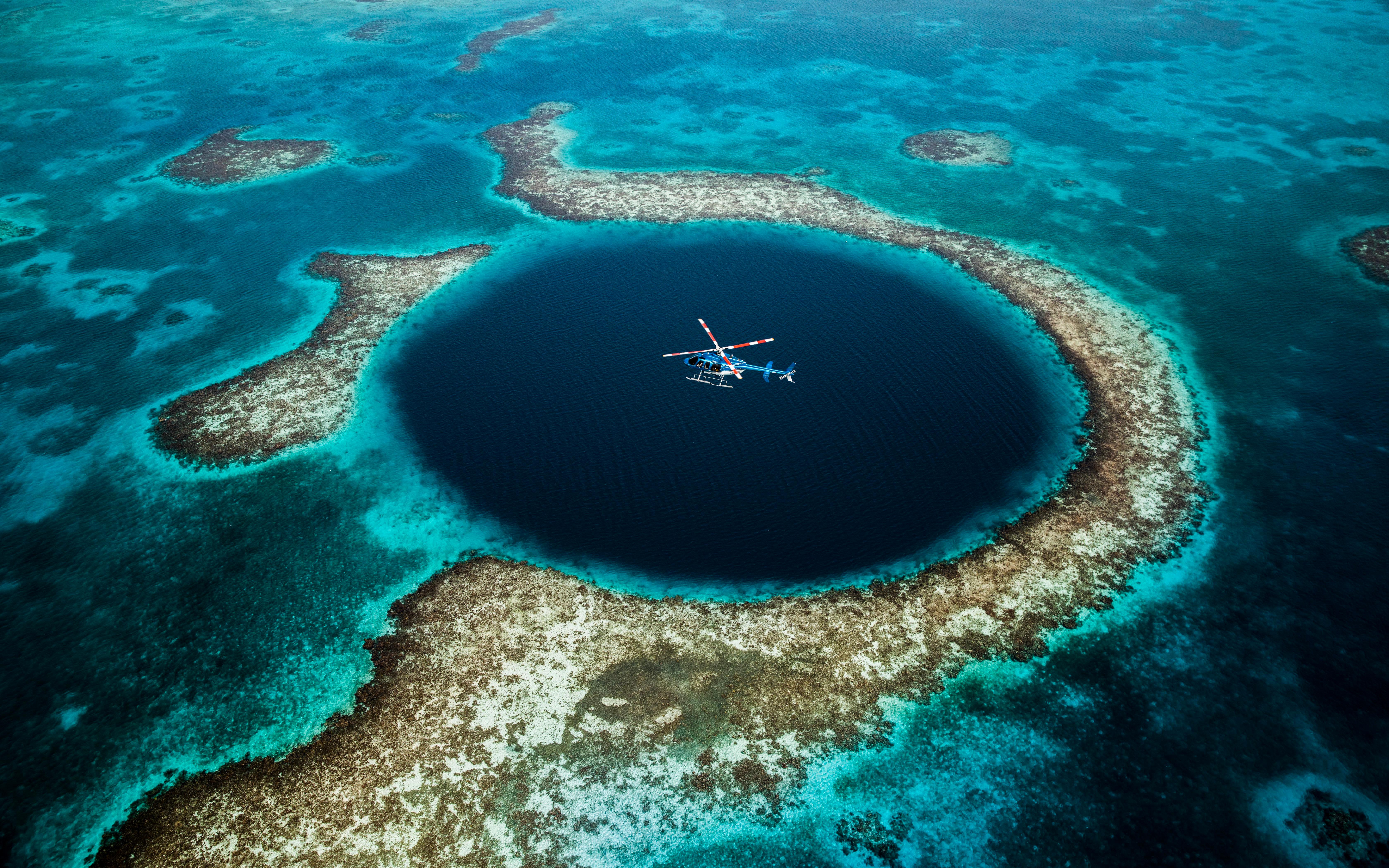 Blue Hole & Turneffe Islands: Helicopter Tour – Belize City, Belize