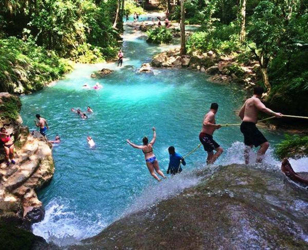 Blue Hole and River Tubing Adventure – Blue Hole Mineral Spring, Jamaica