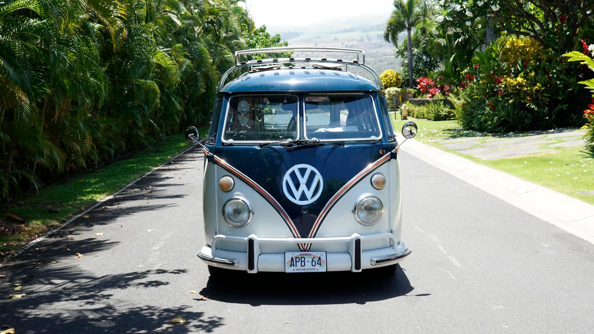 Brewery and Beach cruise in a Vintage VW Bus – Kihei, Hawaii
