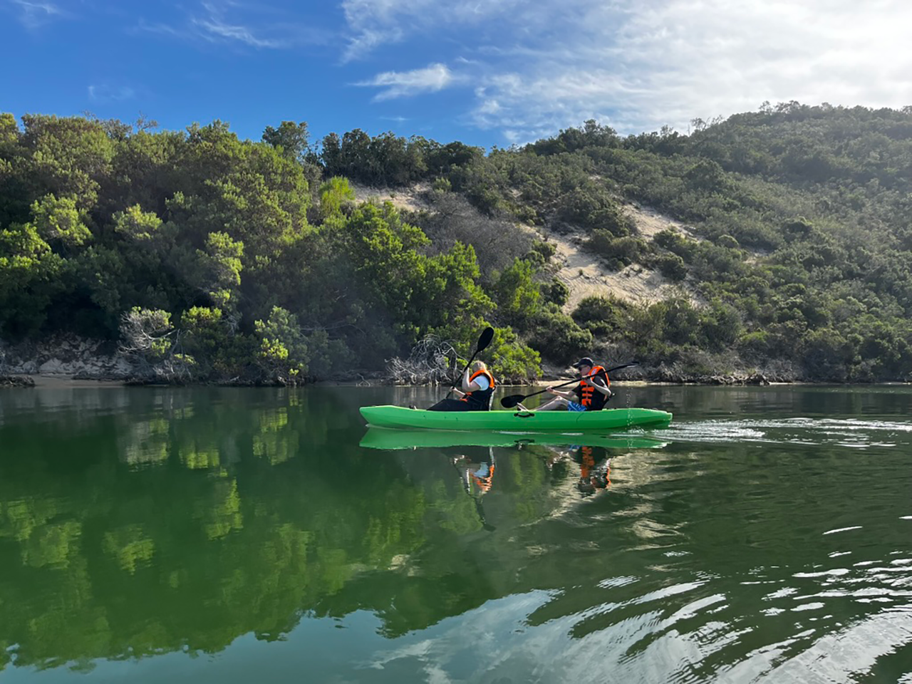 CANOEING IN SEDGEFIELD AT OYSTERS EDGE, GARDEN ROUTE – Sedgefield, South Africa