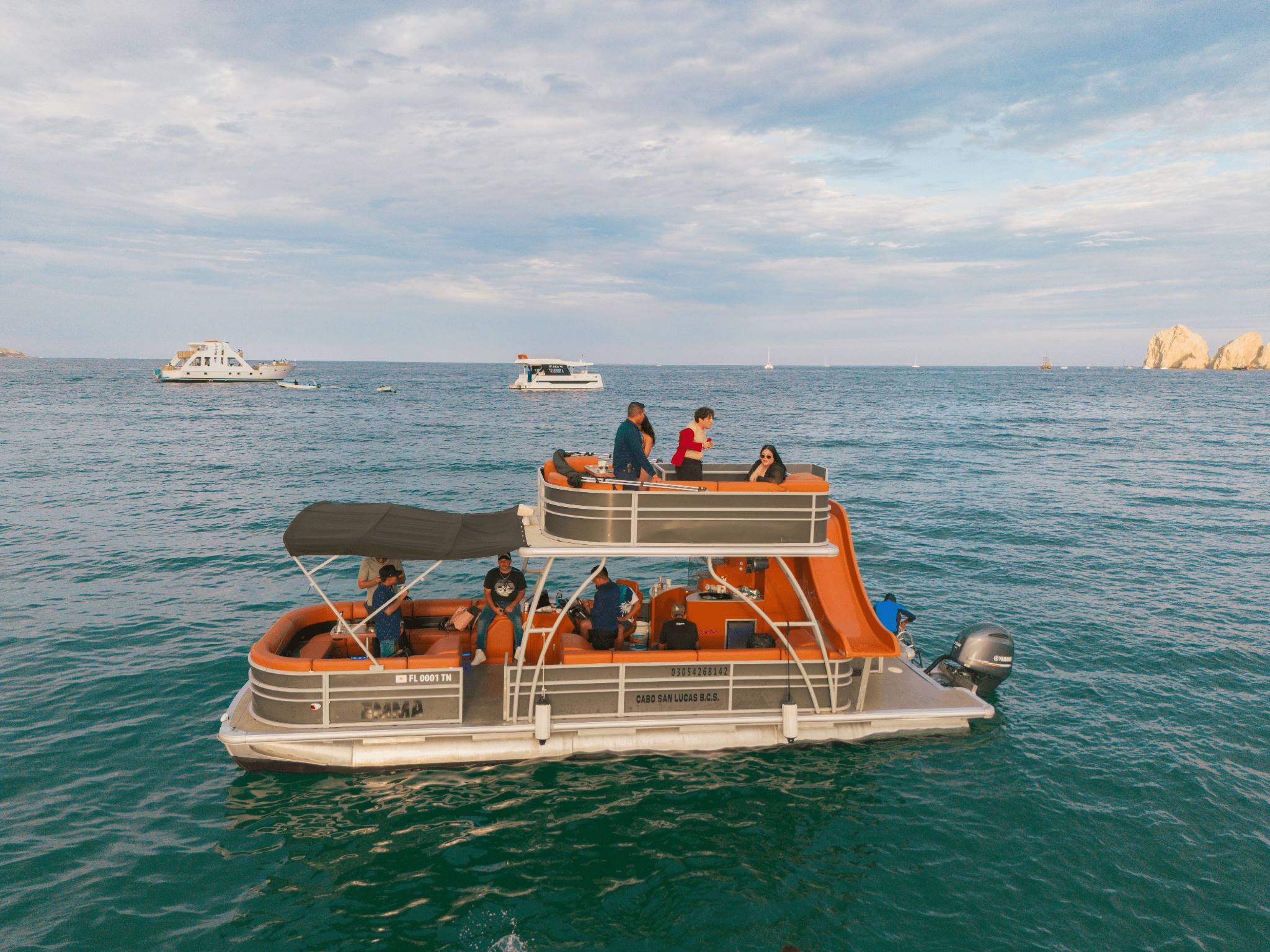 Cabo San Lucas Private 2-Deck Yacht with Drinks – Cabo San Lucas, Mexico