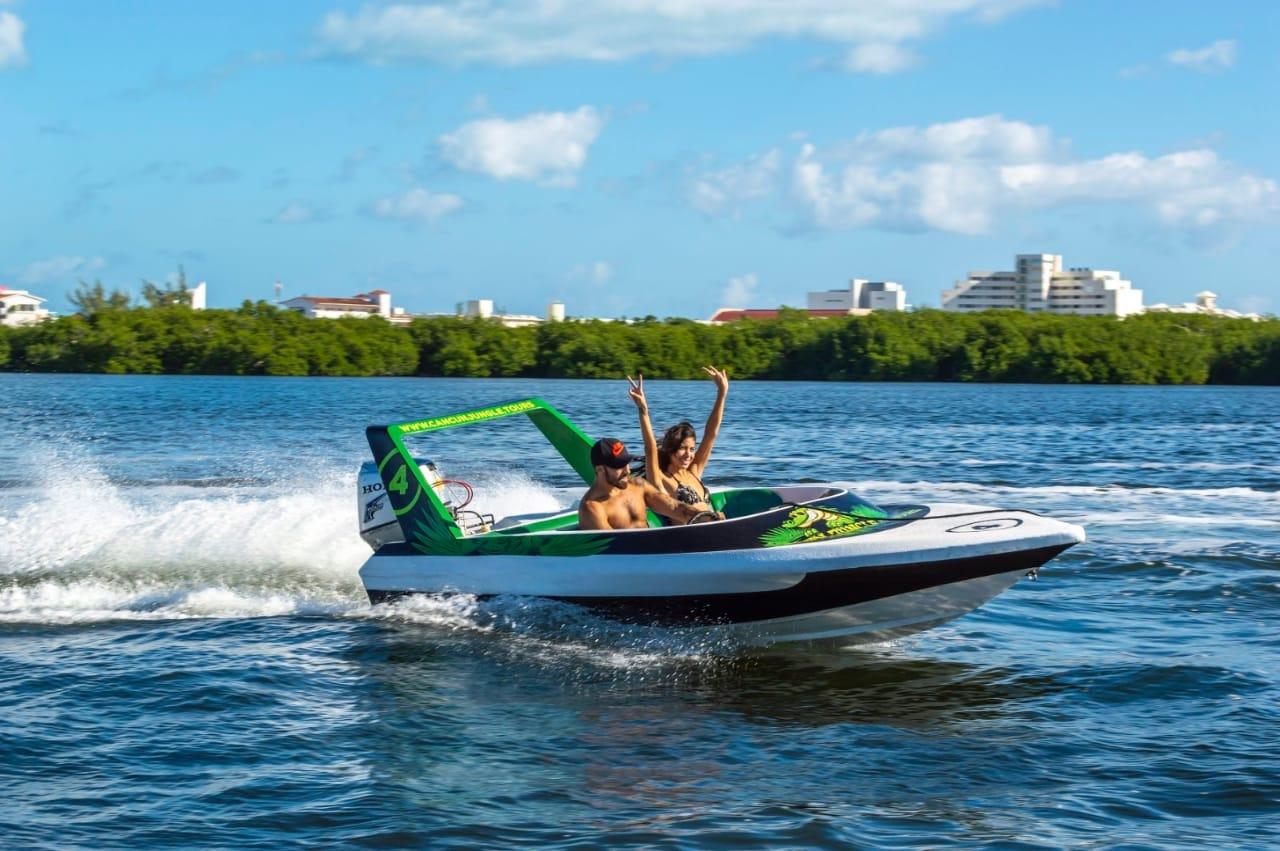 Cancún: Jungle Tour Adventure and Speed Boat Tour – Cancun, Mexico
