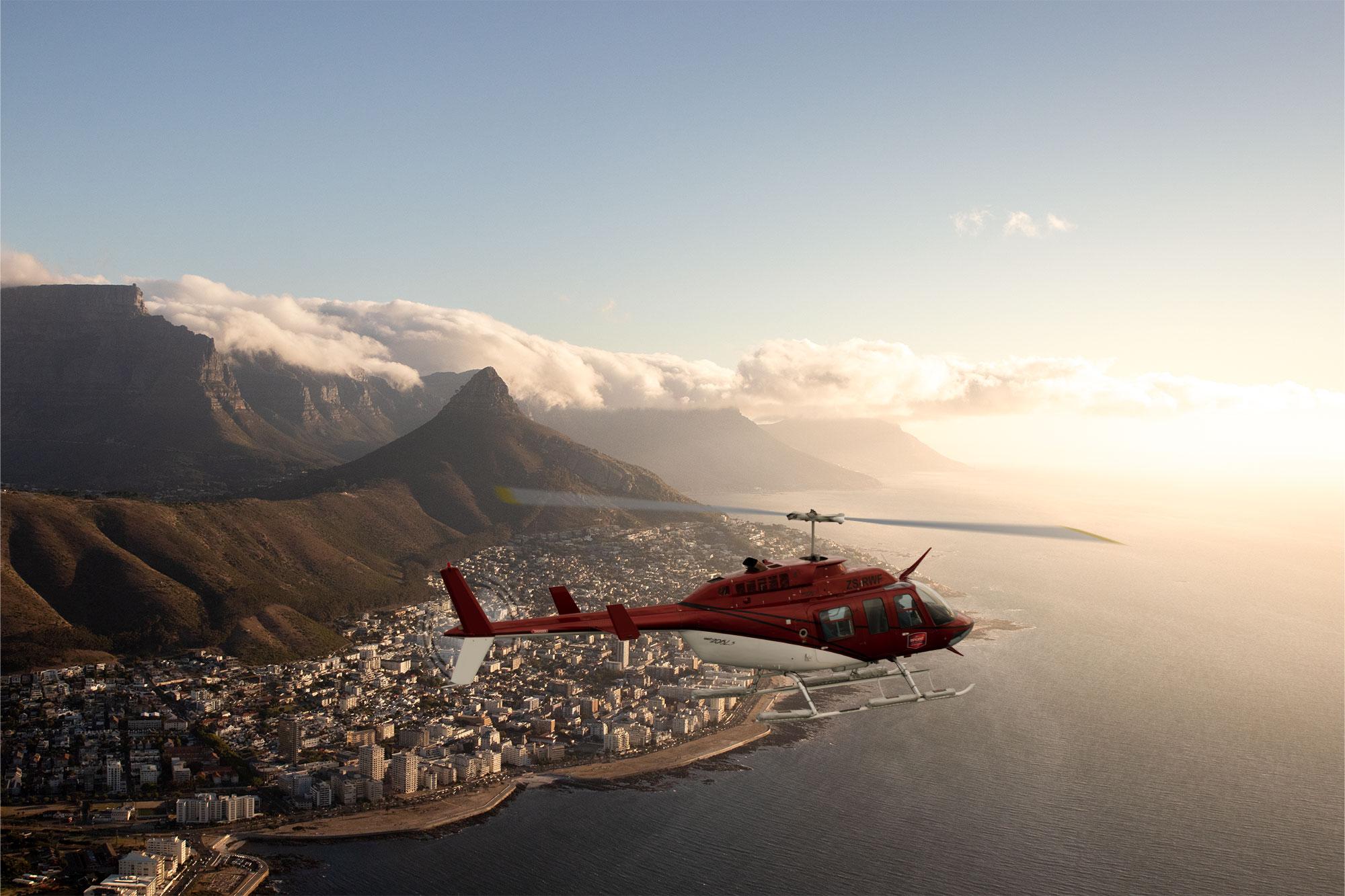Cape Town City Center Helicopter Flight – 12Min – Cape Town, South Africa