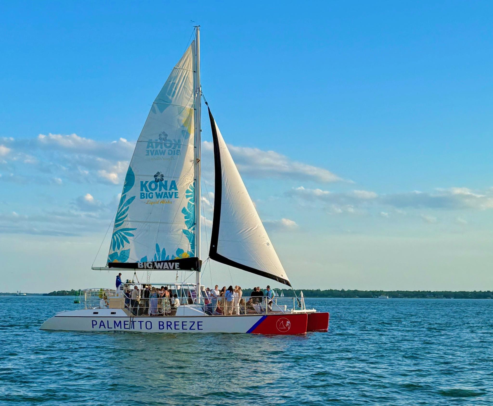 Charleston Afternoon Sail – Lux Catamaran w/Seating & Shade – Charleston, South Carolina