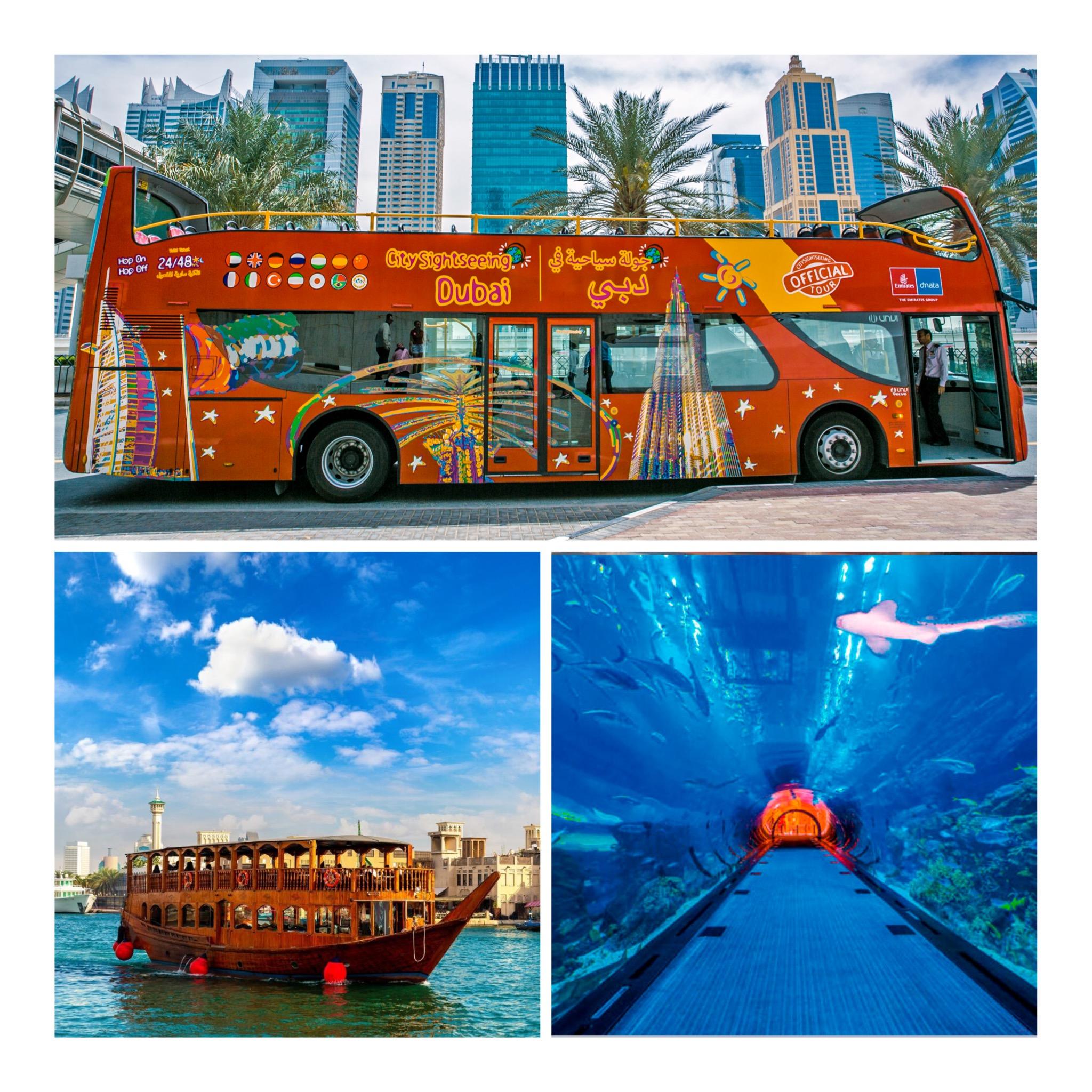 City Sightseeing Dubai Hop-On Hop-Off Bus Tour & Dhow Cruise – Dubai, United Arab Emirates