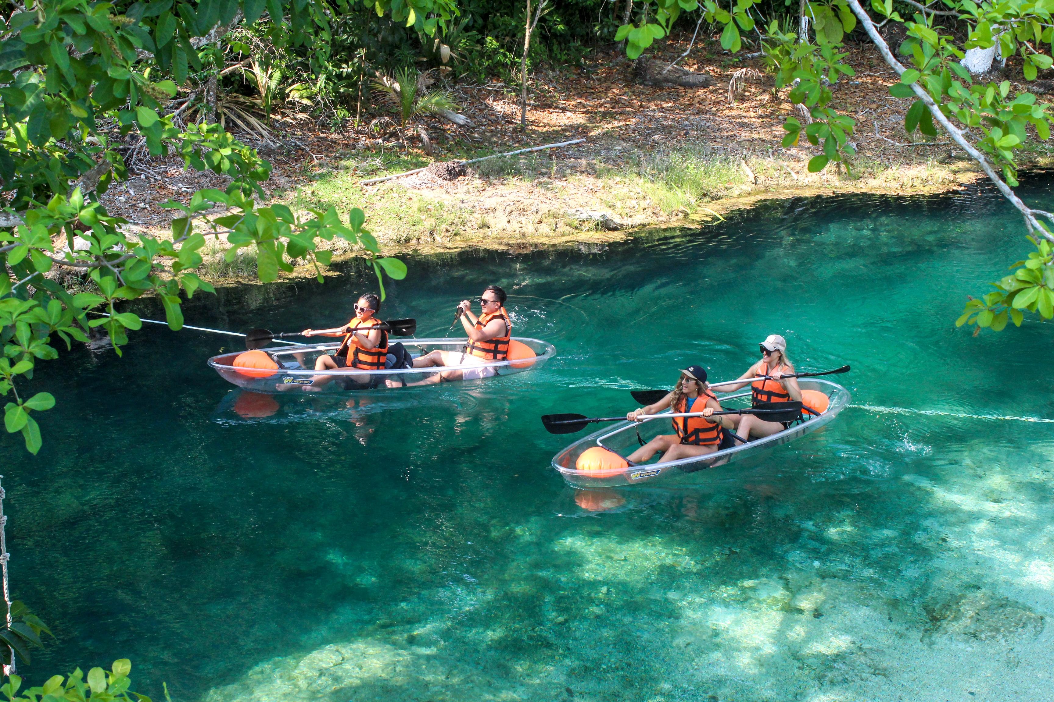 Clear Kayak at Bacalar Lagoon – Bacalar, Mexico