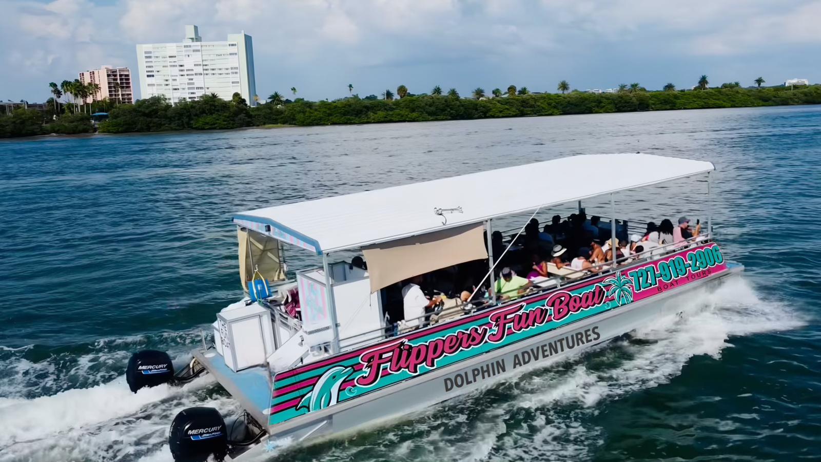Clearwater Beach: Dolphin Excursion – Flippers Fun Boat – Clearwater, Florida