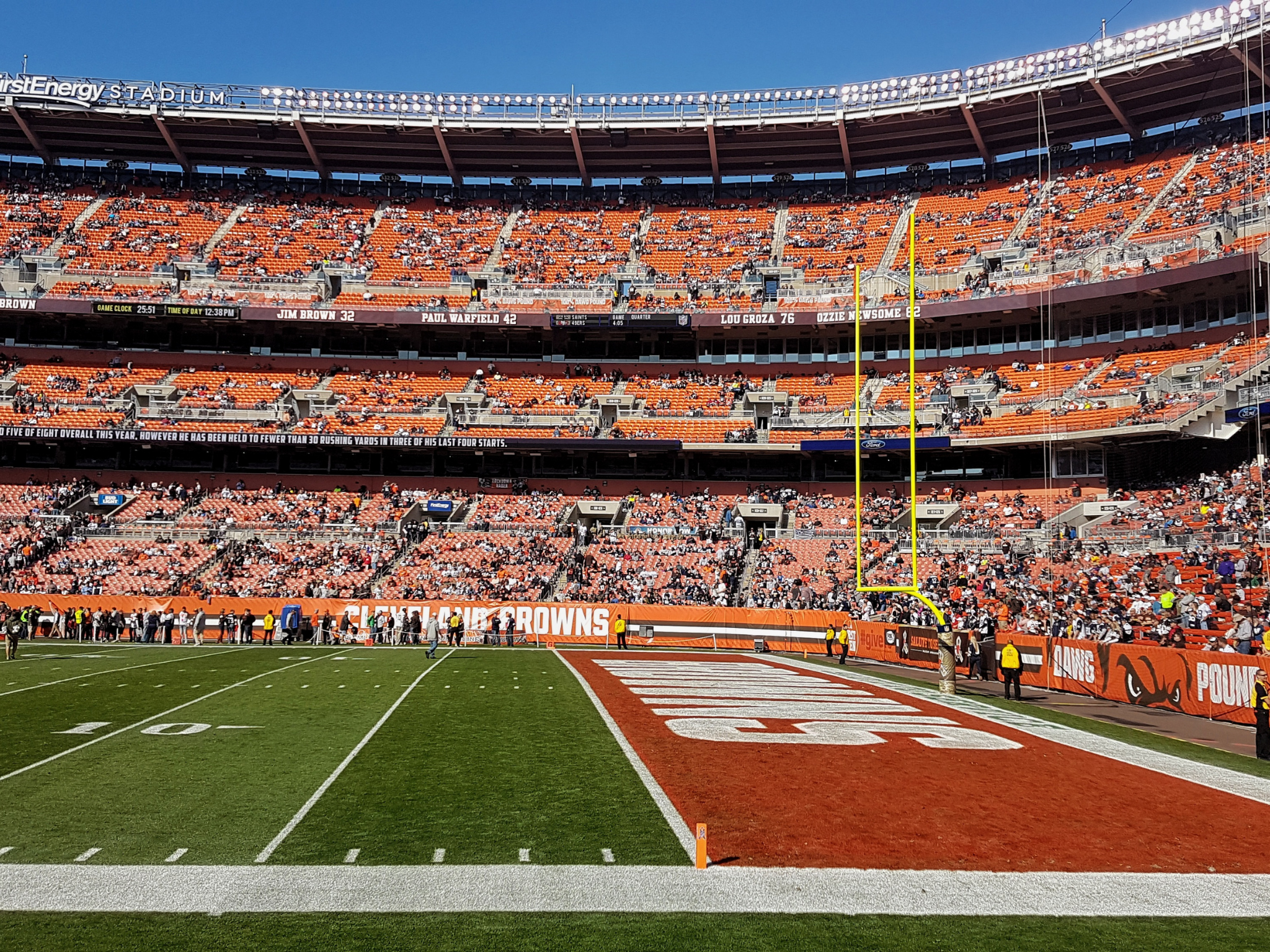 Cleveland Browns Football Game at Cleveland Browns Stadium – Cleveland, Ohio