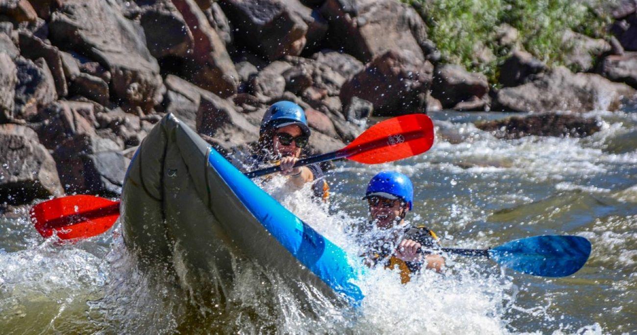 Colorado River: Guided Inflatable Kayak Full Day Tour – Bond, Colorado