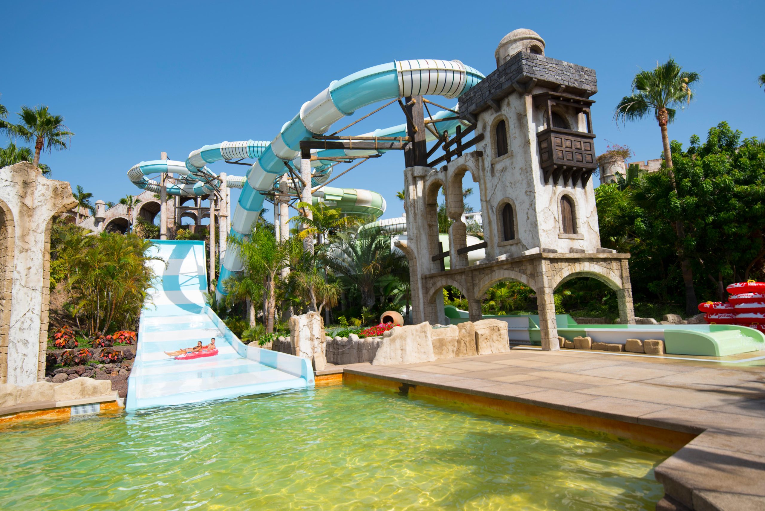 Costa Adeje: Aqualand Water Park Ticket with Dolphin Show – Costa Adeje, Spain