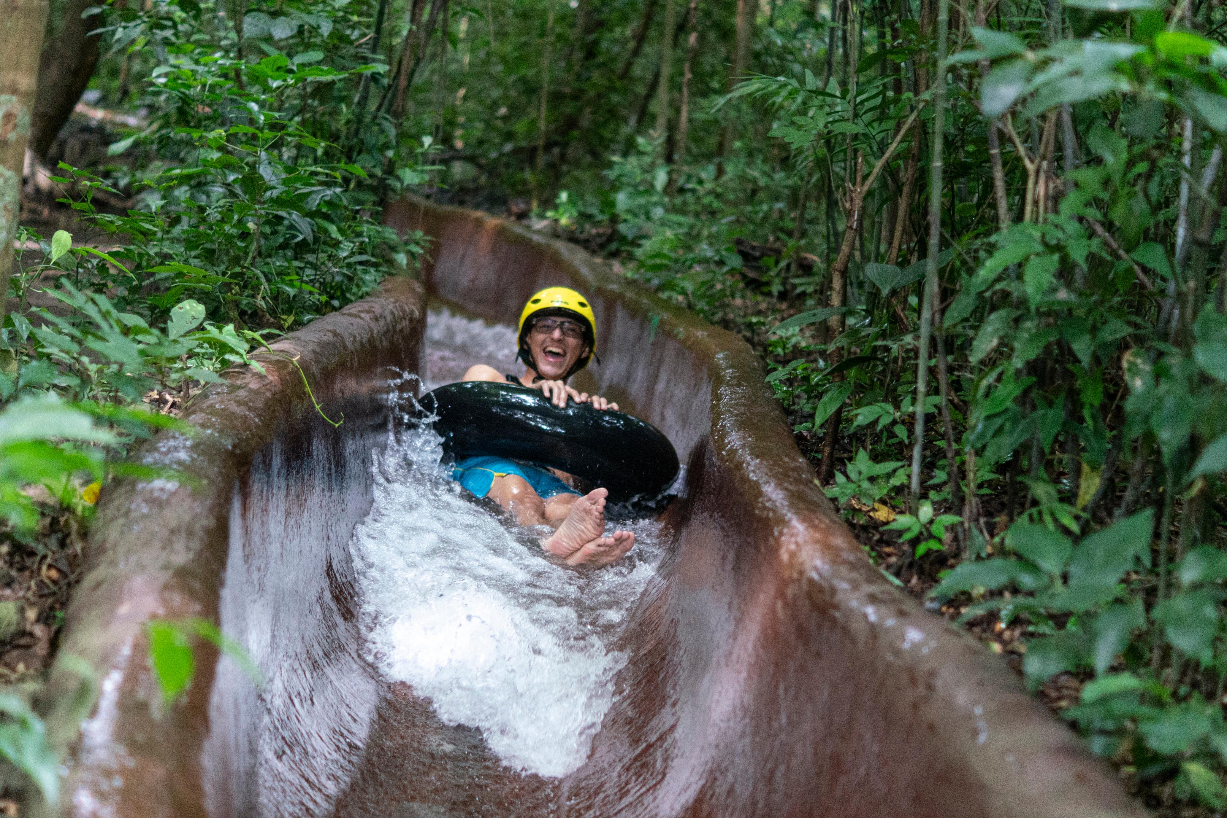 Costa Rica: Longest and Fastest Hidden Jungle Water Slide – Rincon de la Vieja National Park, Costa Rica